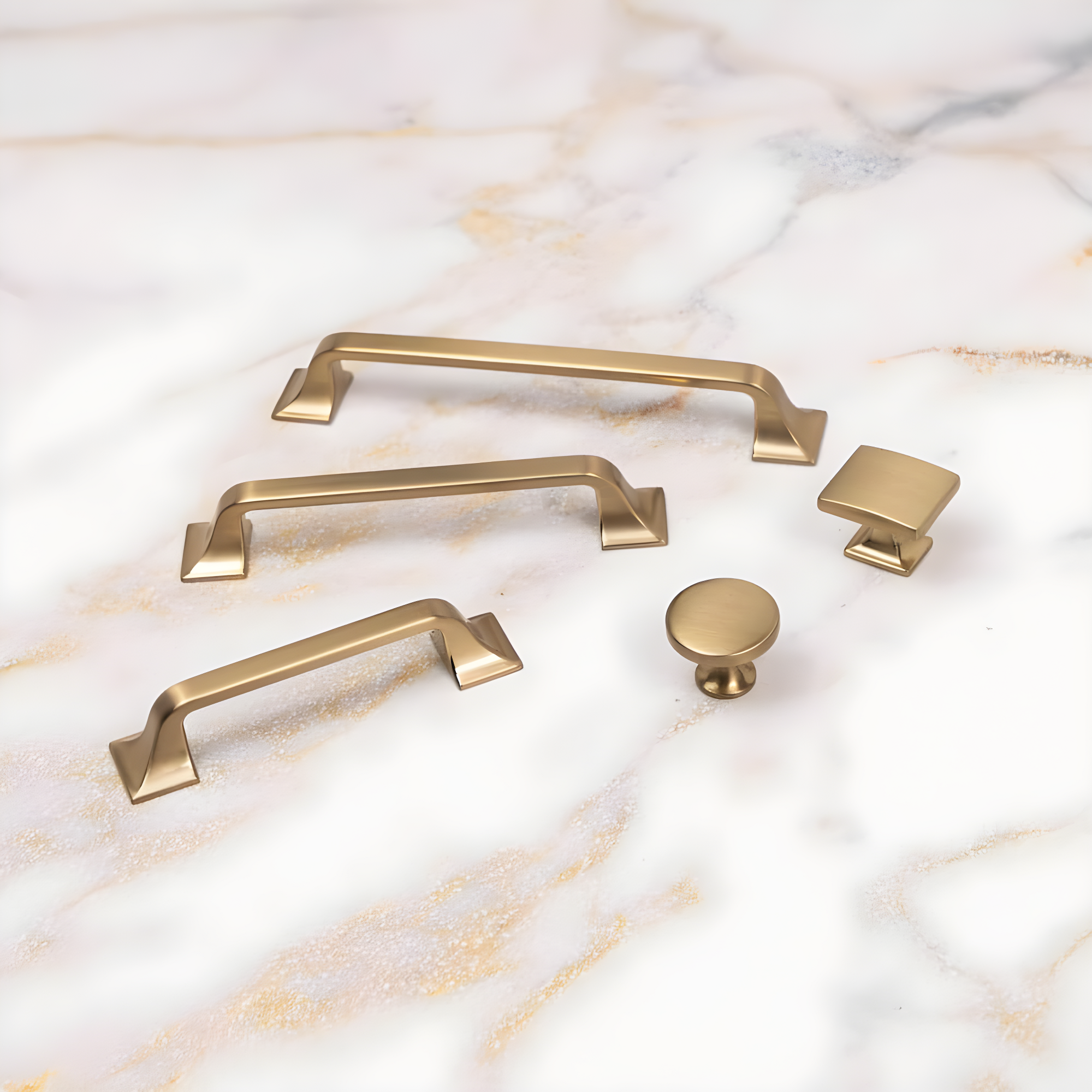 Forge Kitchen Cabinet Handles, Solid Core Drawer Pulls for Cabinet Doors, 3"