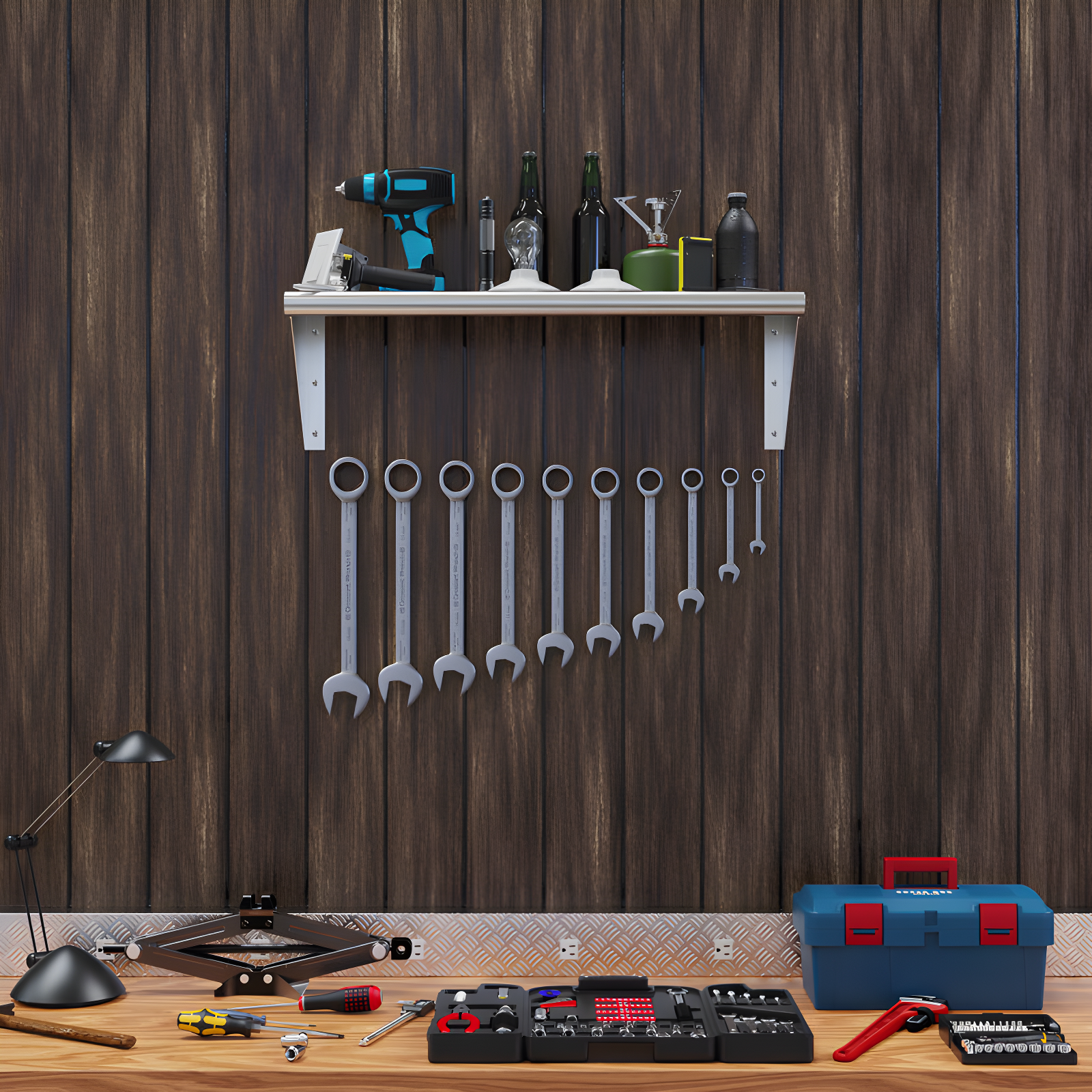 Amgood Amgood 1 Shelf Wall Mounted Shelf