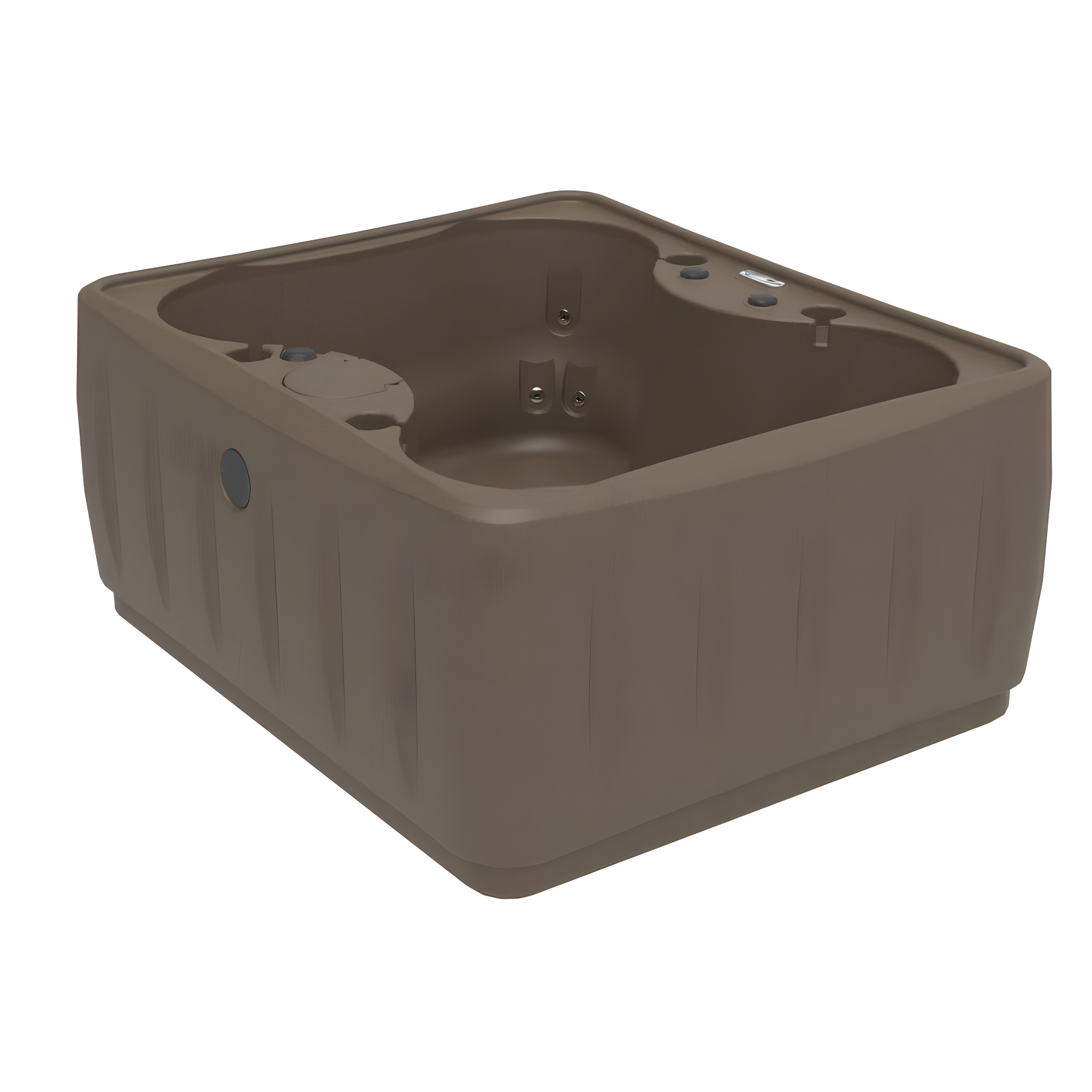 AquaRest Discover AR150 Standard 4-Person 12-Jet Plug & Play Hot Tub with LED Waterfall and Friction Heating