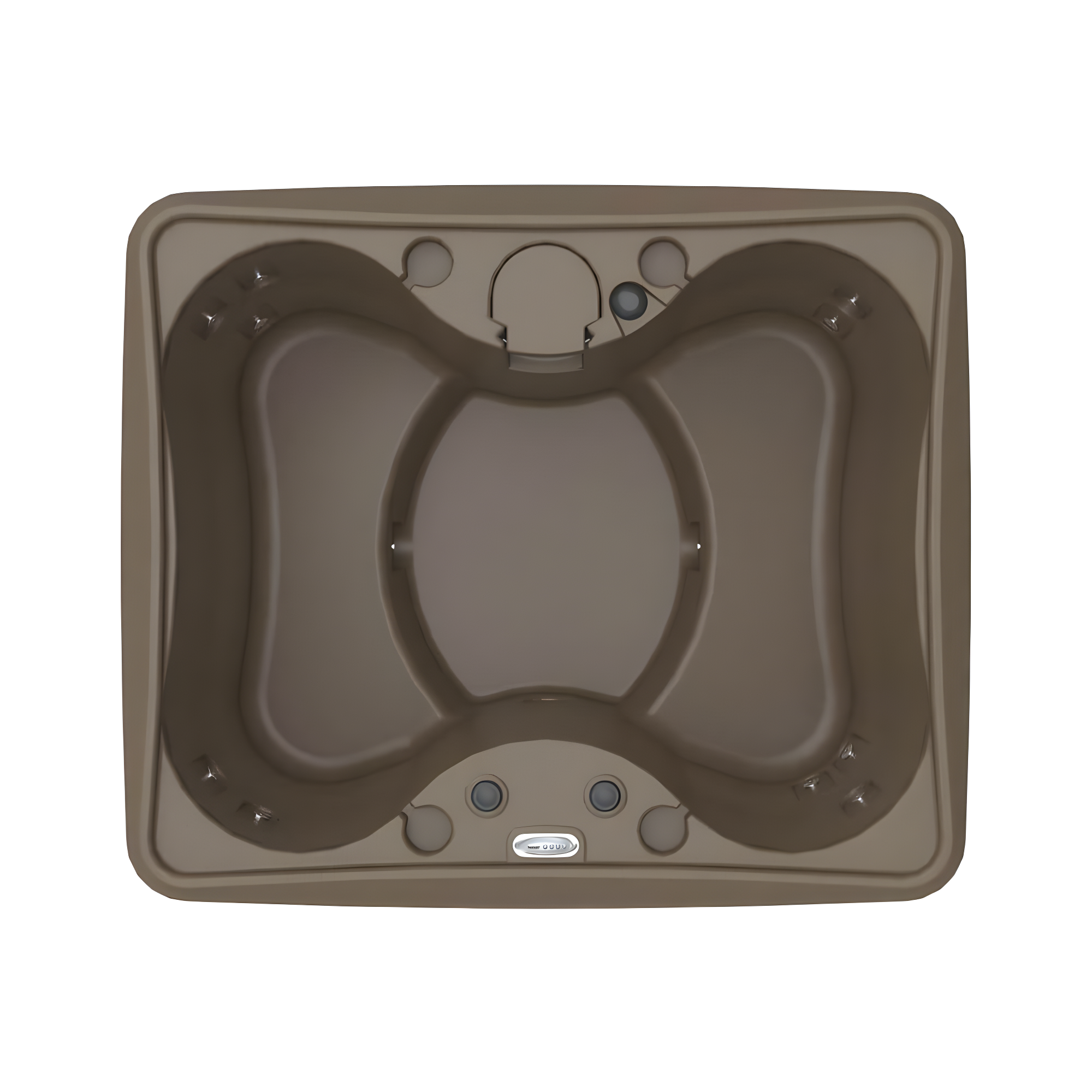 AquaRest Discover AR150 Standard 4-Person 12-Jet Plug & Play Hot Tub with LED Waterfall and Friction Heating