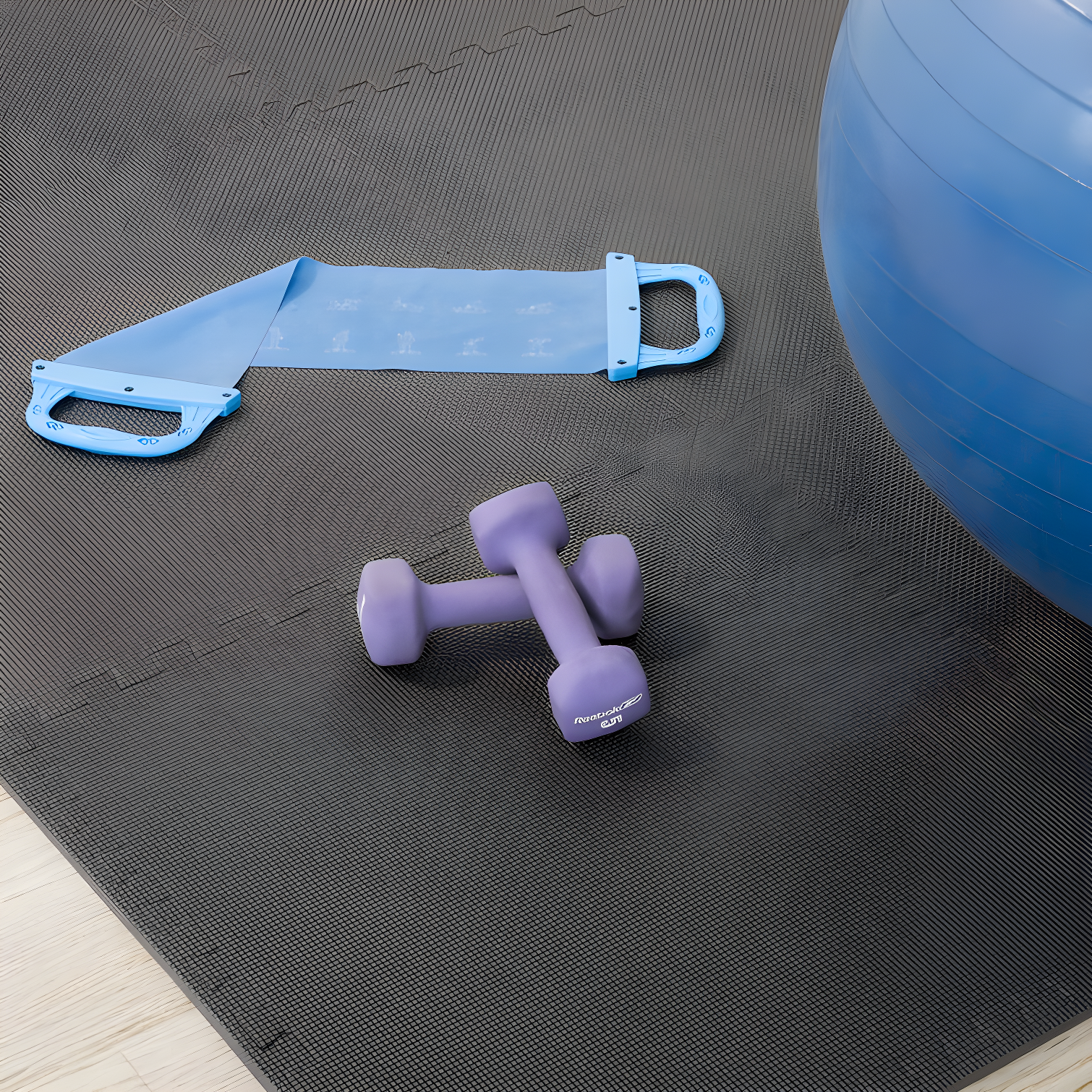 Stalwart Stalwart 24-Inch EVA Foam Tiles 6-Pack - Interlocking Padding - Workout Mat or Baby Playmat (Set of 6)