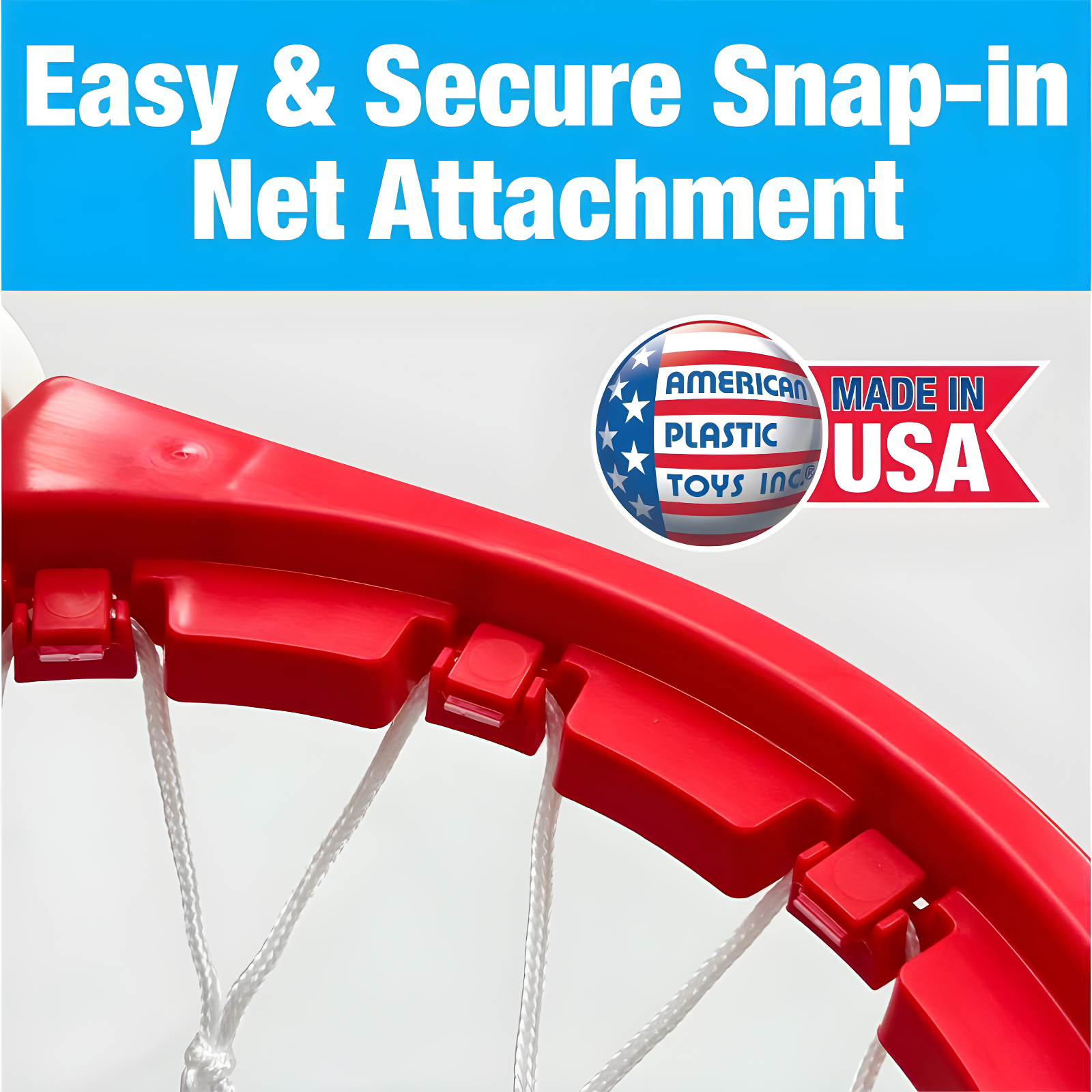 American Plastic Toys Jump N Slam Basketball Set