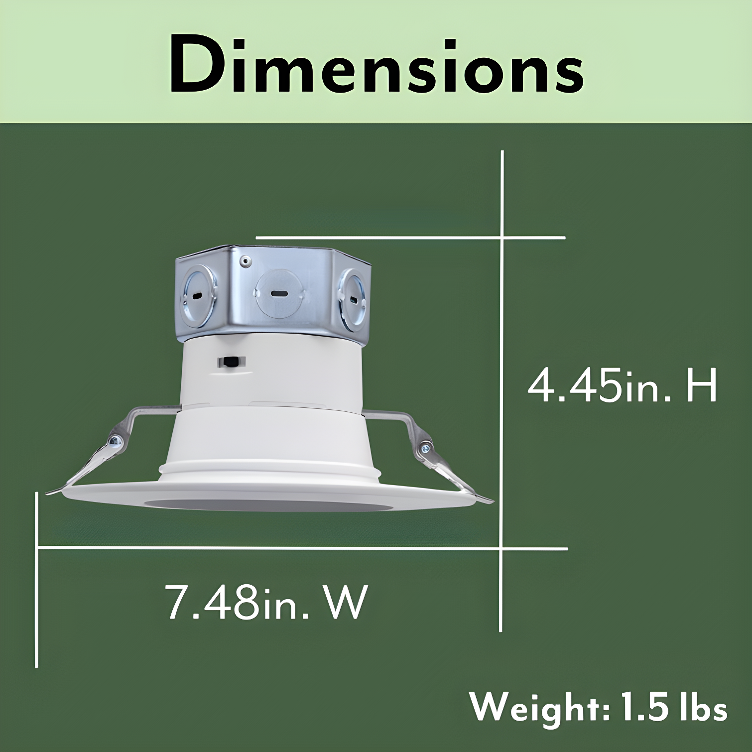 ETi Solid State Lighting 6 in. Canless 120-277v T24 Integrated LED Recessed Light Trim (Set of 4) 53192211-4PK