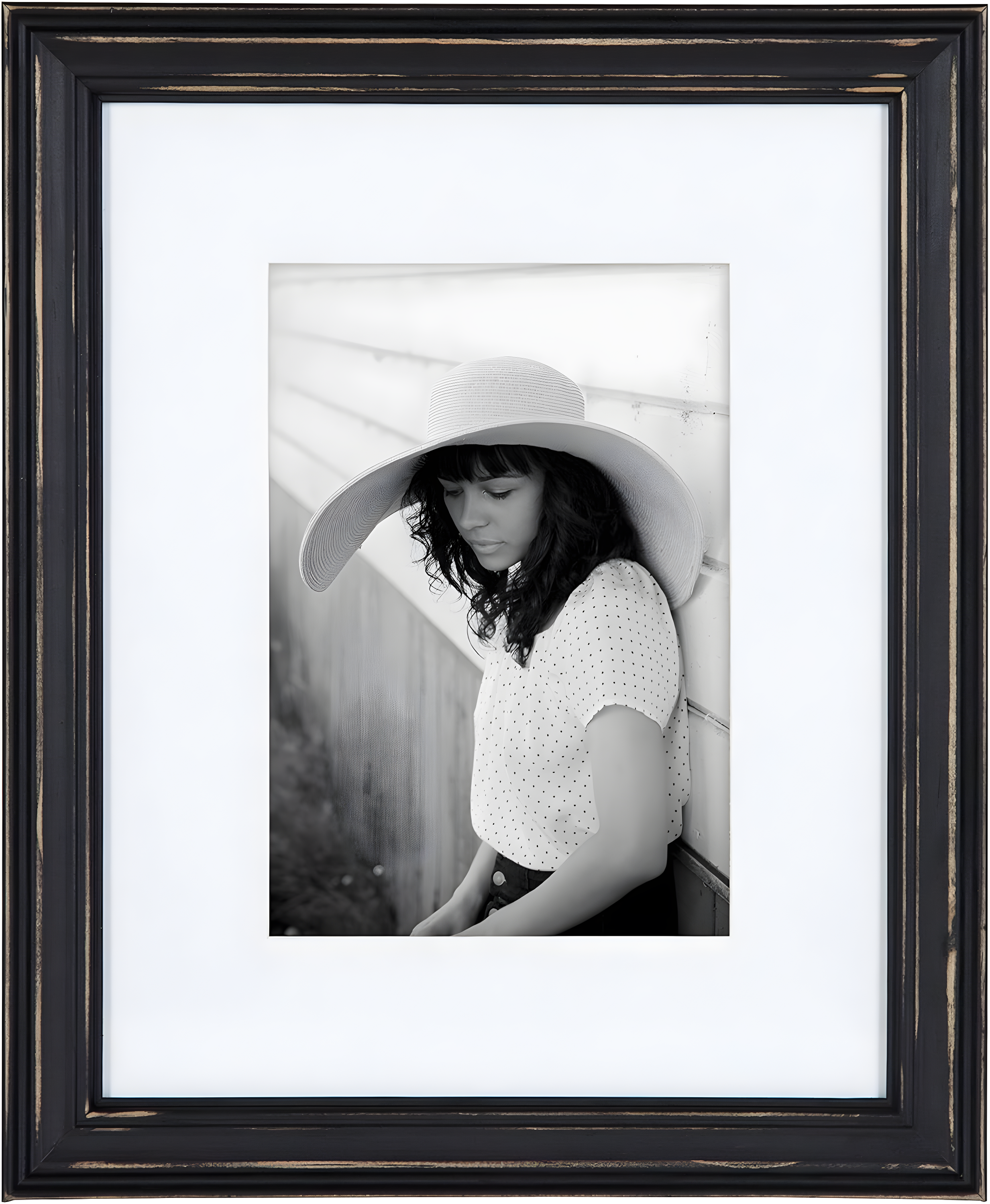 10pc Bordeaux Frame Box Set Black - Kate & Laurel All Things Decor: Wall Display, Modern Style