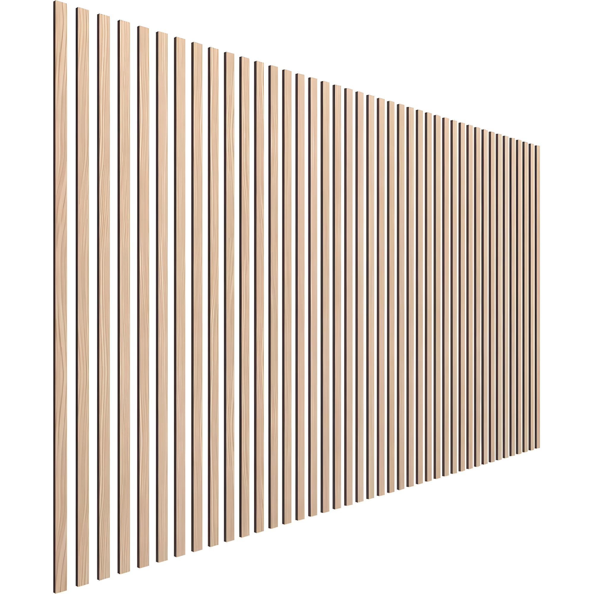 Adjustable Wood Slat Wall Panel Kit