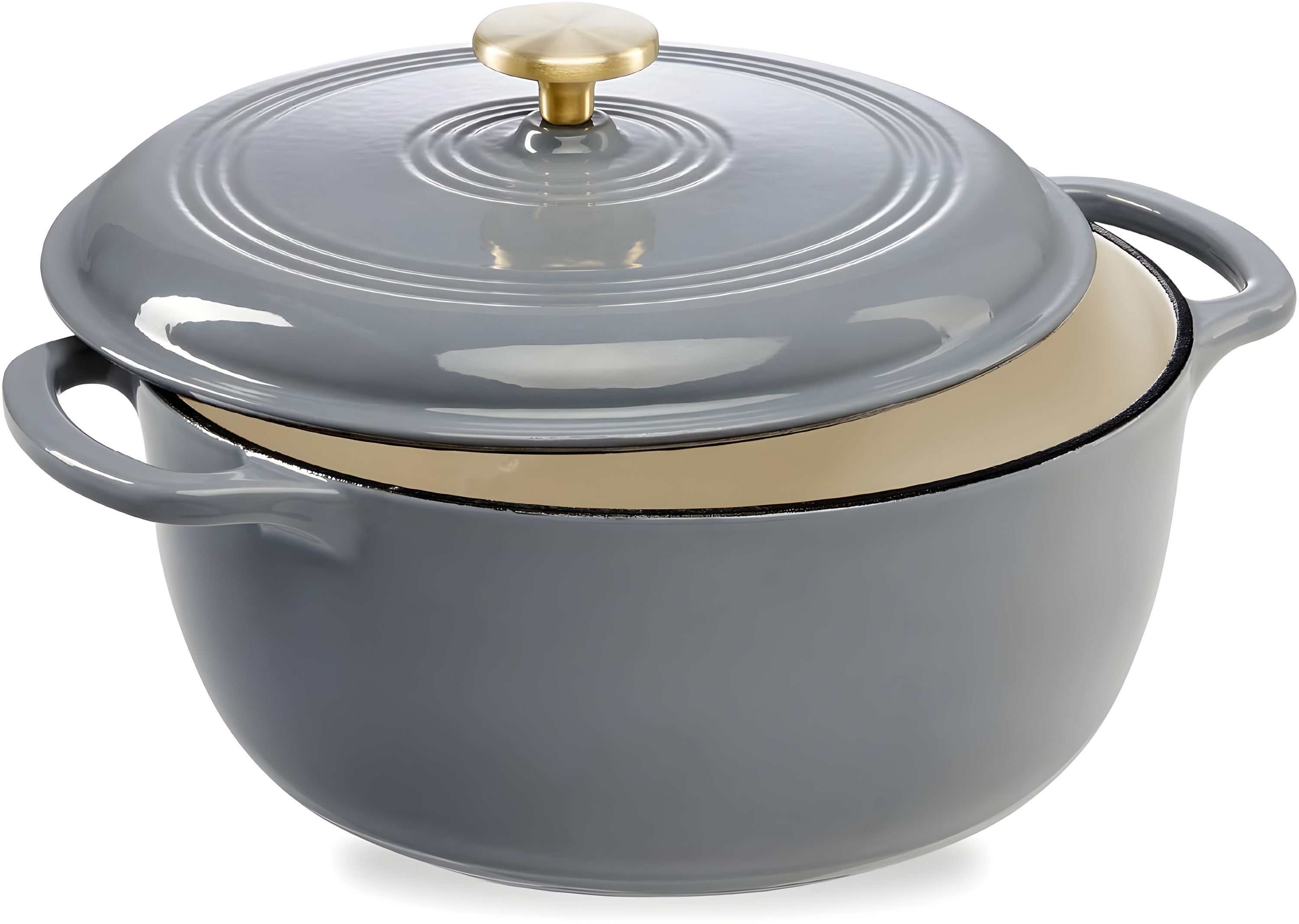 Best Choice Products Enamel Cast-Iron Dutch Oven, Heavy-Duty Cookware w/ Dual Handles, Lid