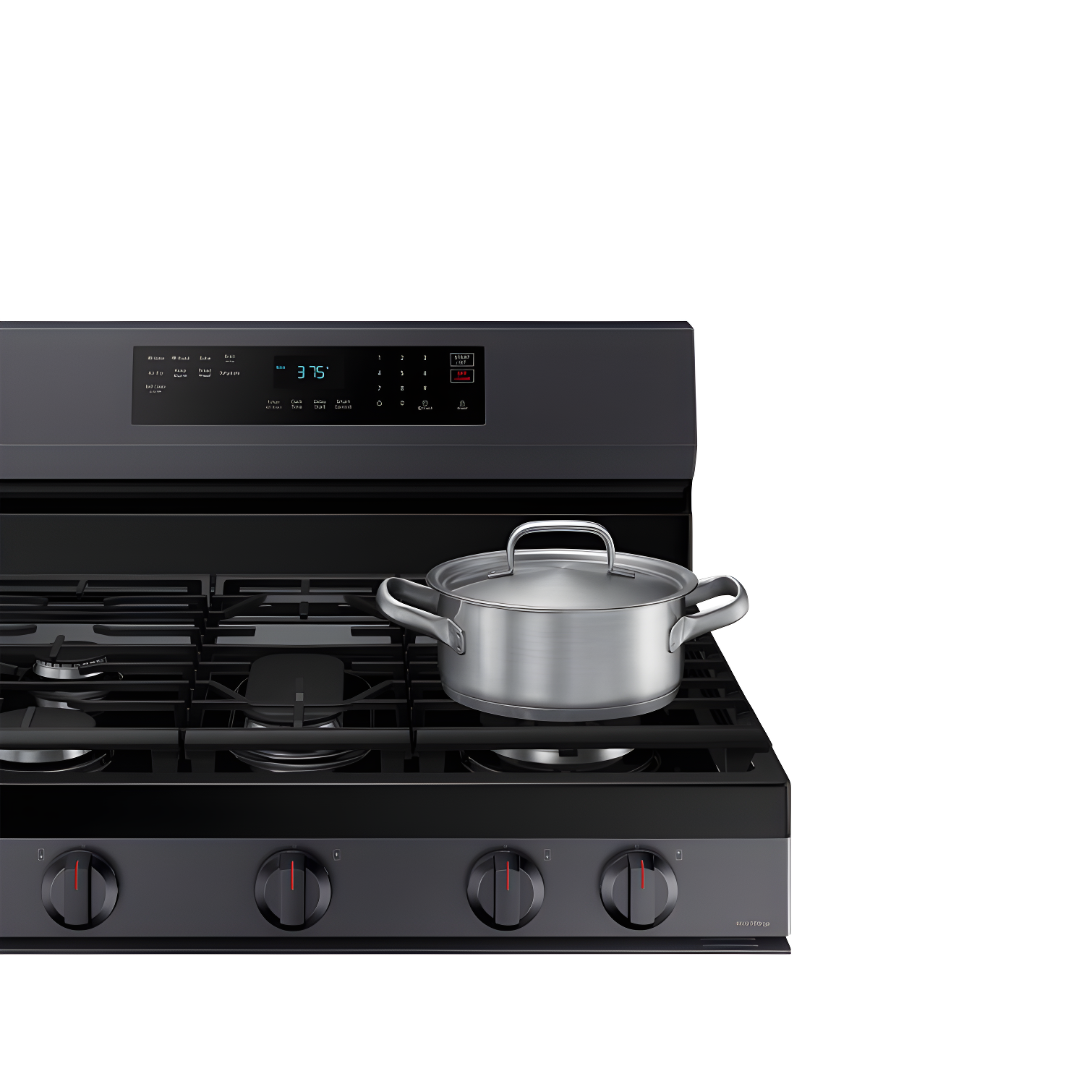 Samsung Samsung 6.0 cu. ft. Smart Freestanding Gas Range with Integrated Griddle NX60A6511SG