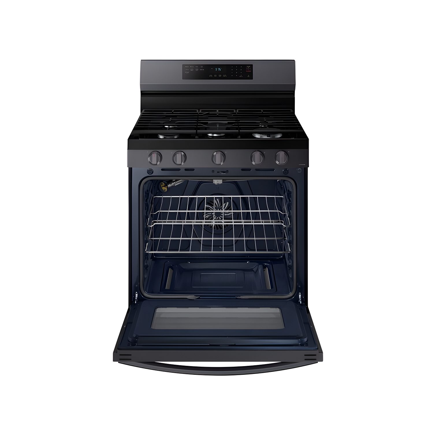Samsung Samsung 6.0 cu. ft. Smart Freestanding Gas Range with Integrated Griddle NX60A6511SG