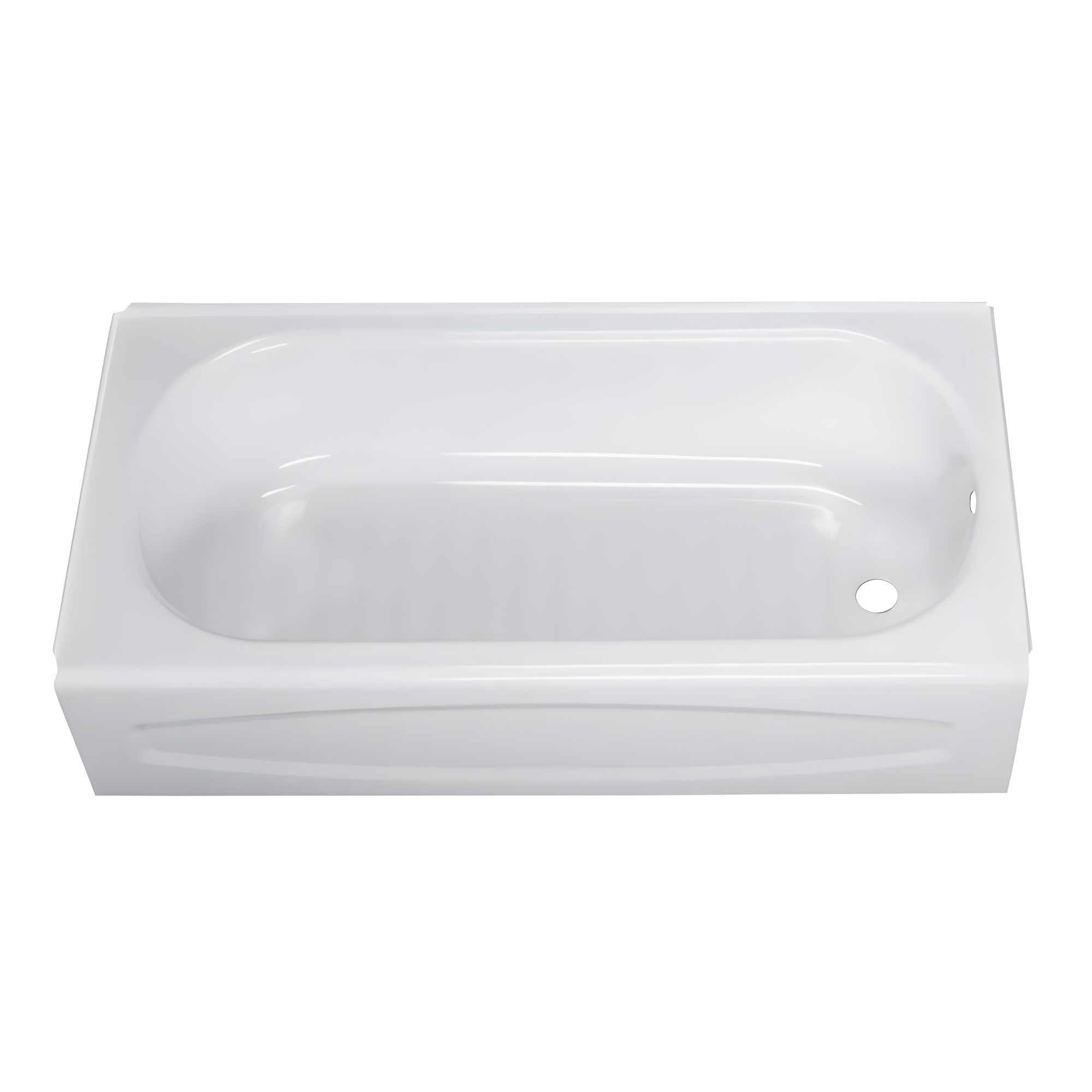 Salem 60'' x 30'' Alcove / Tile In Soaking Porcelain Enameled Steel Bathtub