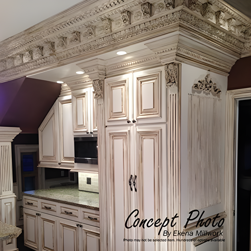 Ekena Millwork 2"H x 1 7/8"P x 2 3/4"F x 94 1/2"L Reece Traditional Smooth Crown Moulding