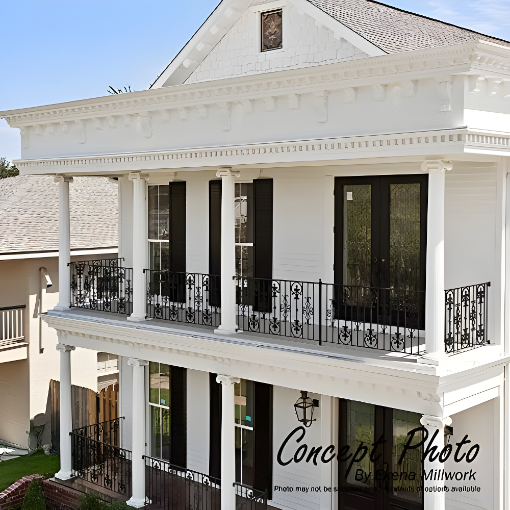 Ekena Millwork 2"H x 1 7/8"P x 2 3/4"F x 94 1/2"L Reece Traditional Smooth Crown Moulding