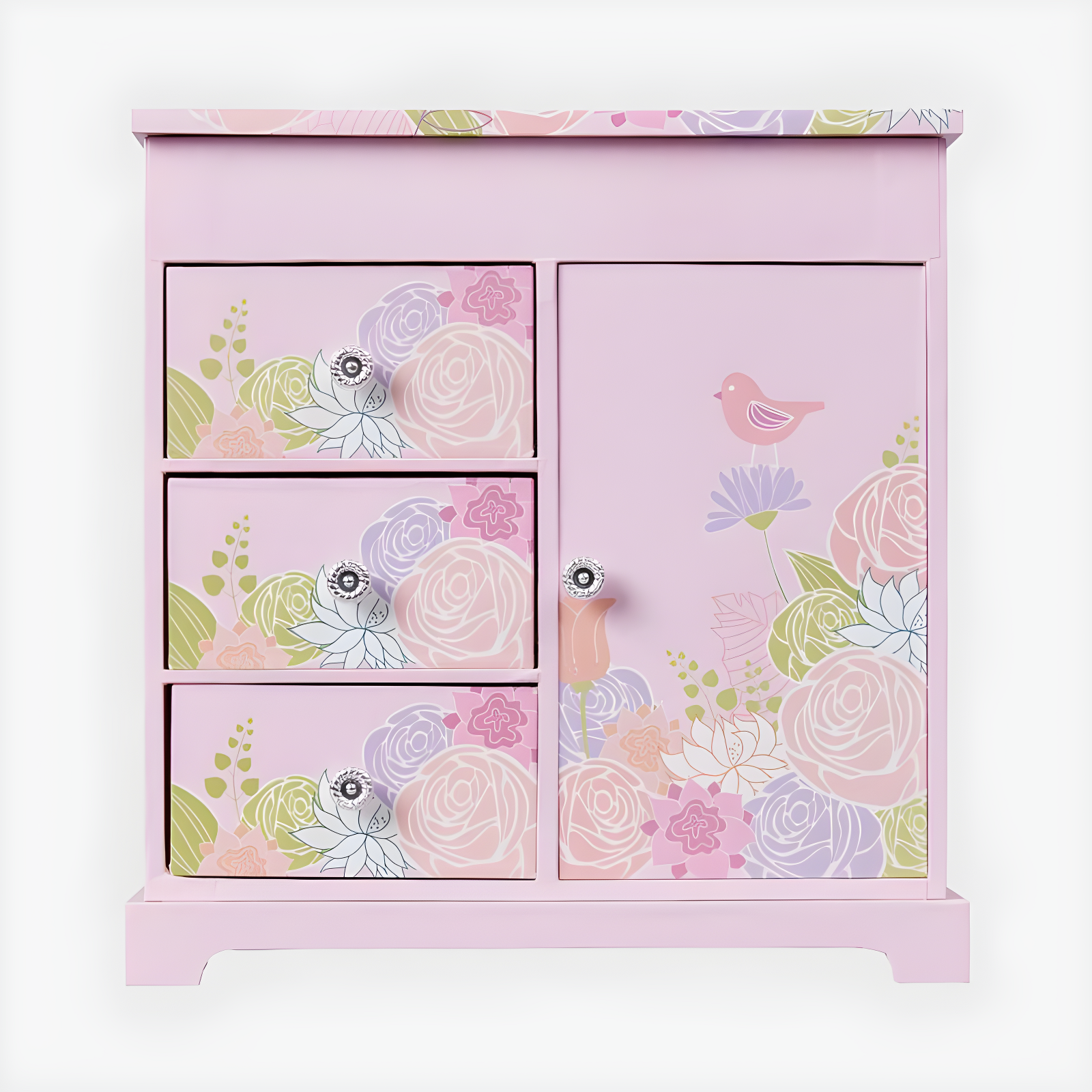 Mele & Co. Pearl Girls' Musical Ballerina Jewelry Box - Pink