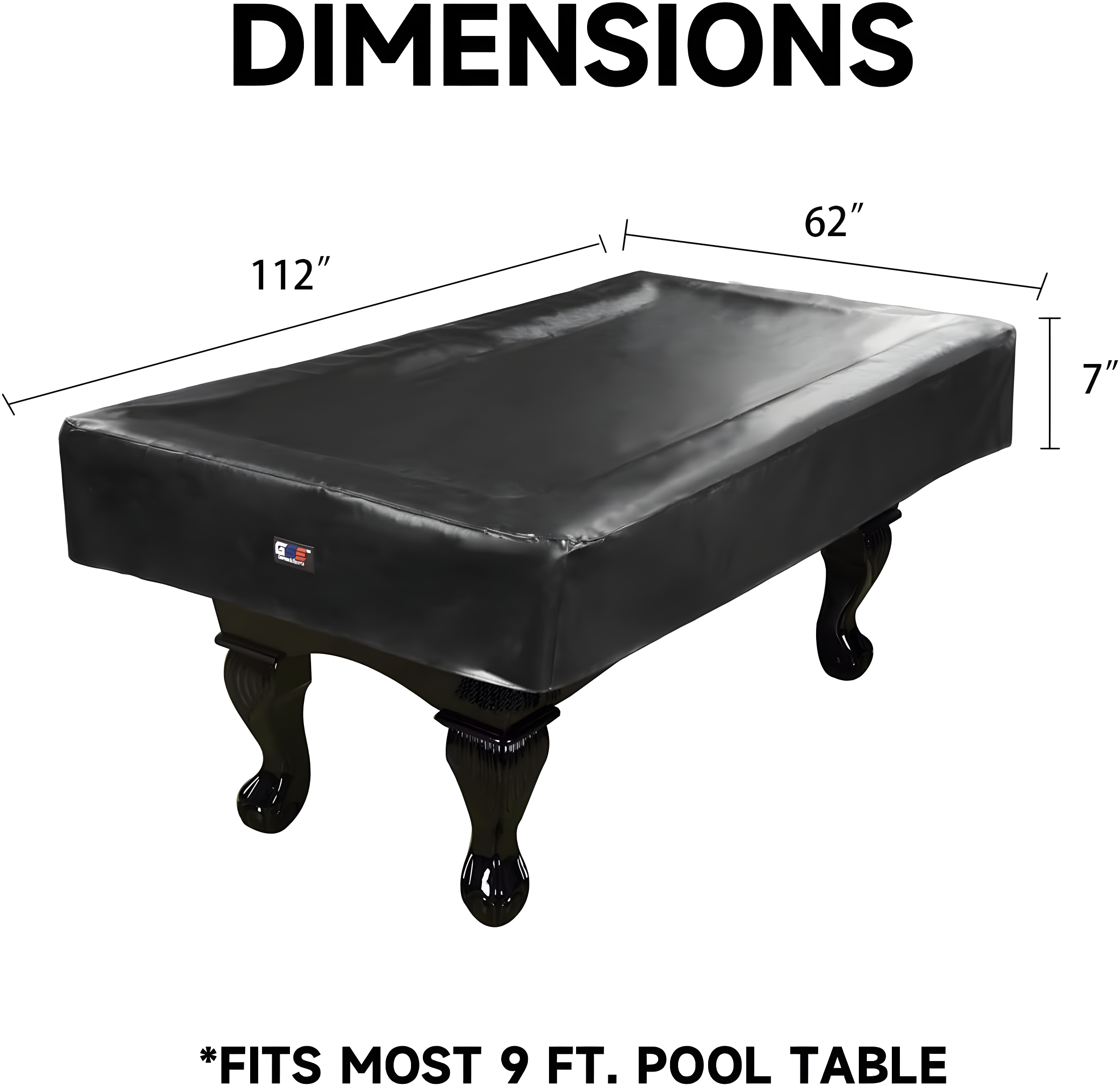 GSE Games & Sports Expert GSE Games & Sports Expert Leather / Faux Leather Pool Table Covers & Accessories