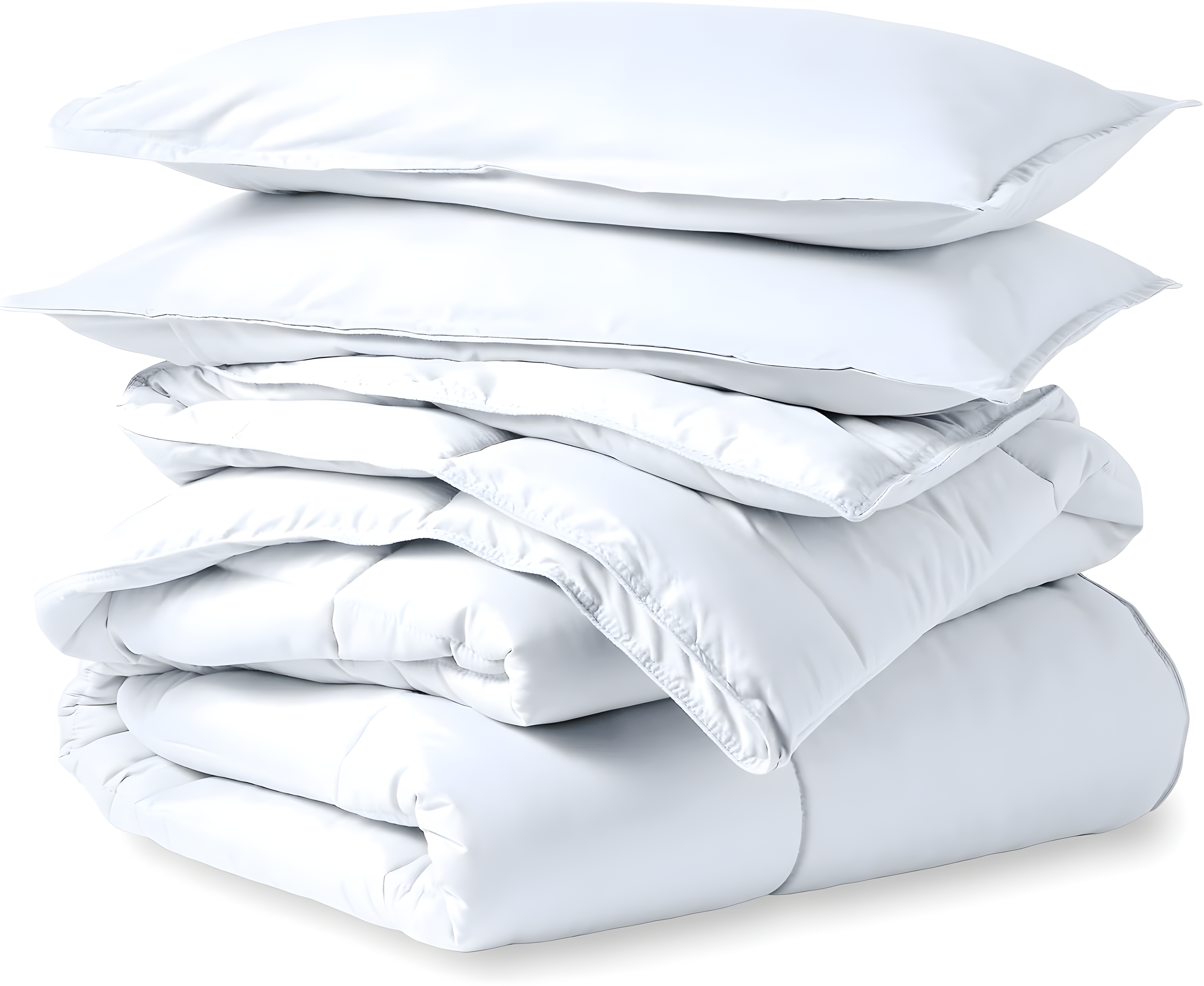 Bare Home 3-Piece Goose Down Alternative Comforter Set in White, Queen