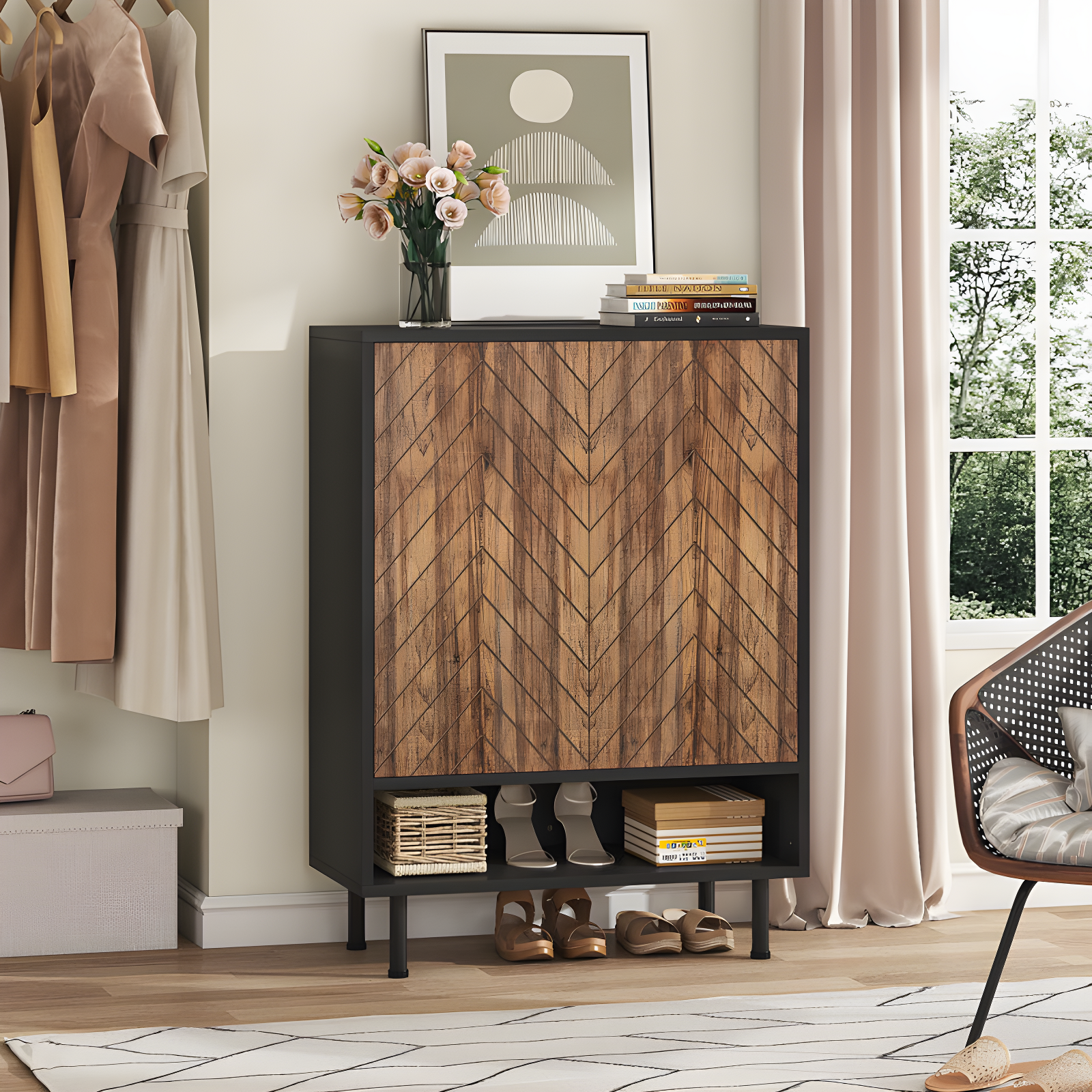 Foundry Select 18 Pair Shoe Storage Cabinet