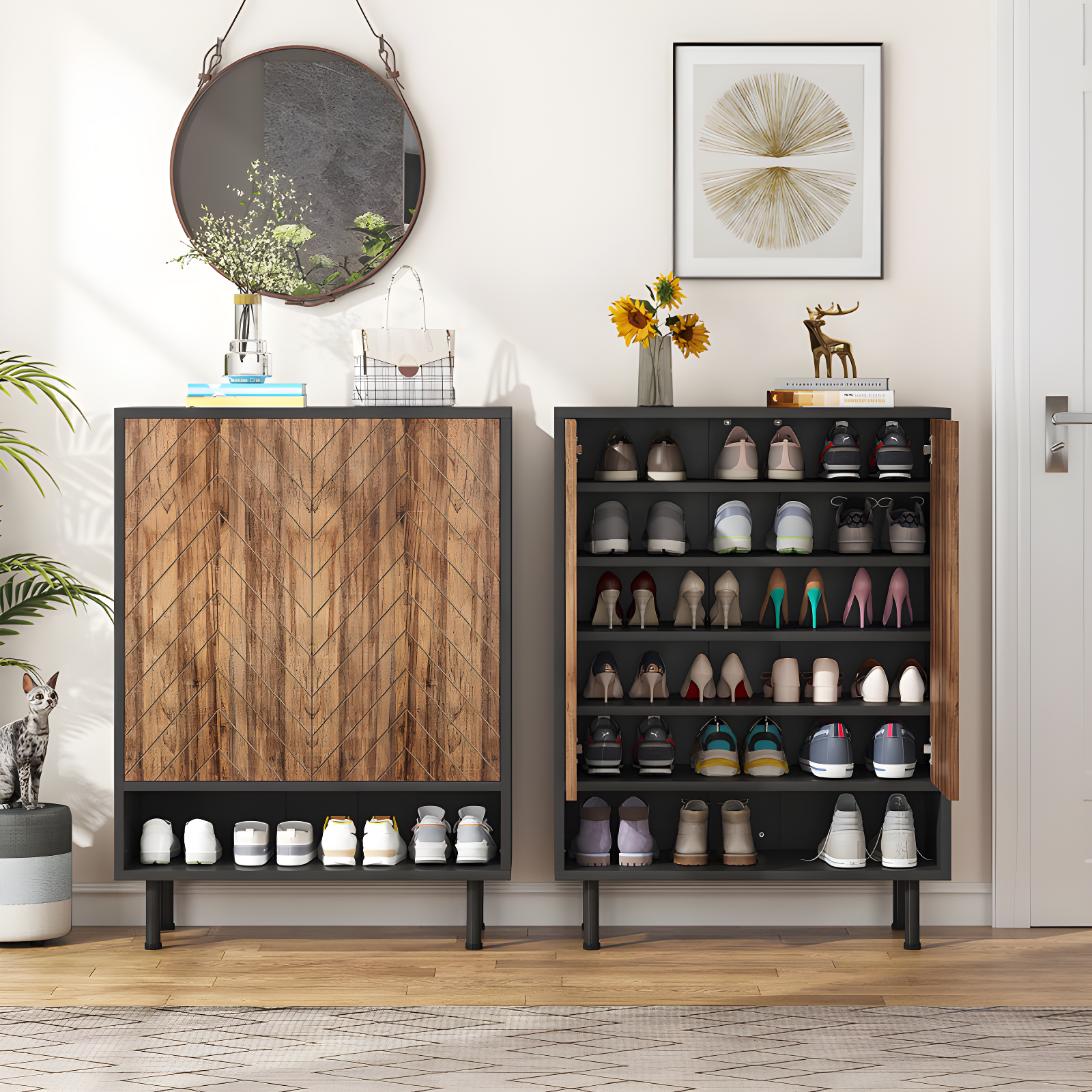 Foundry Select 18 Pair Shoe Storage Cabinet