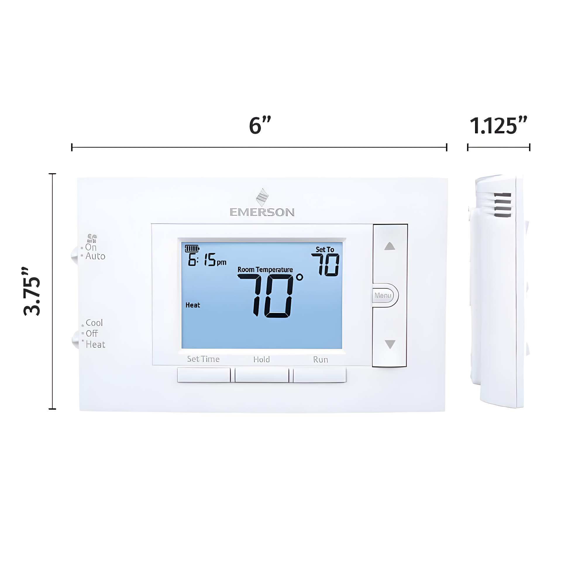 White-Rodgers 80 Series Digital Programmable Thermostat, White Thermostat