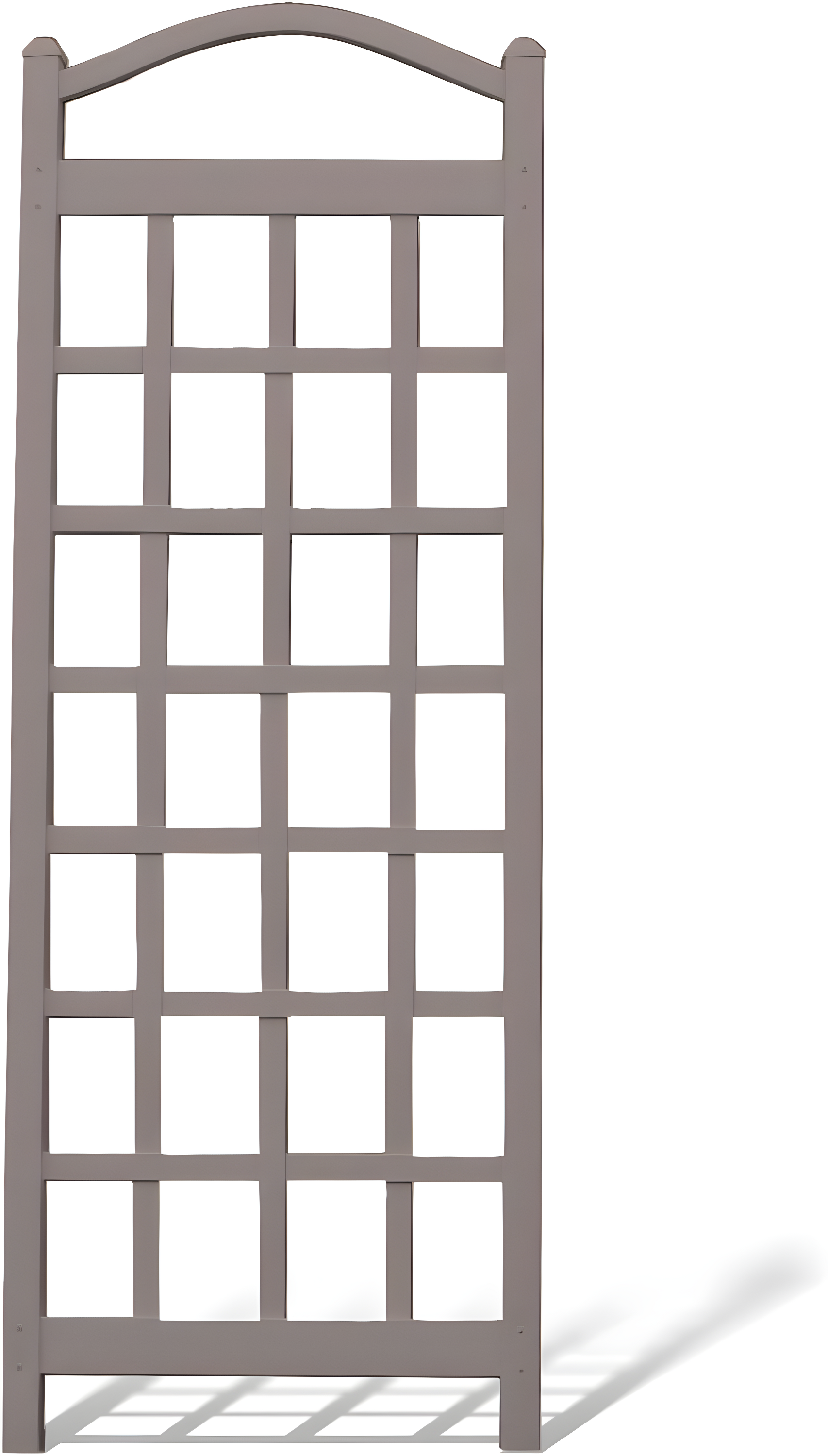 Dura-Trel Cambridge 28 x 75 Inch PVC Vinyl Outdoor Garden Patio Trellis