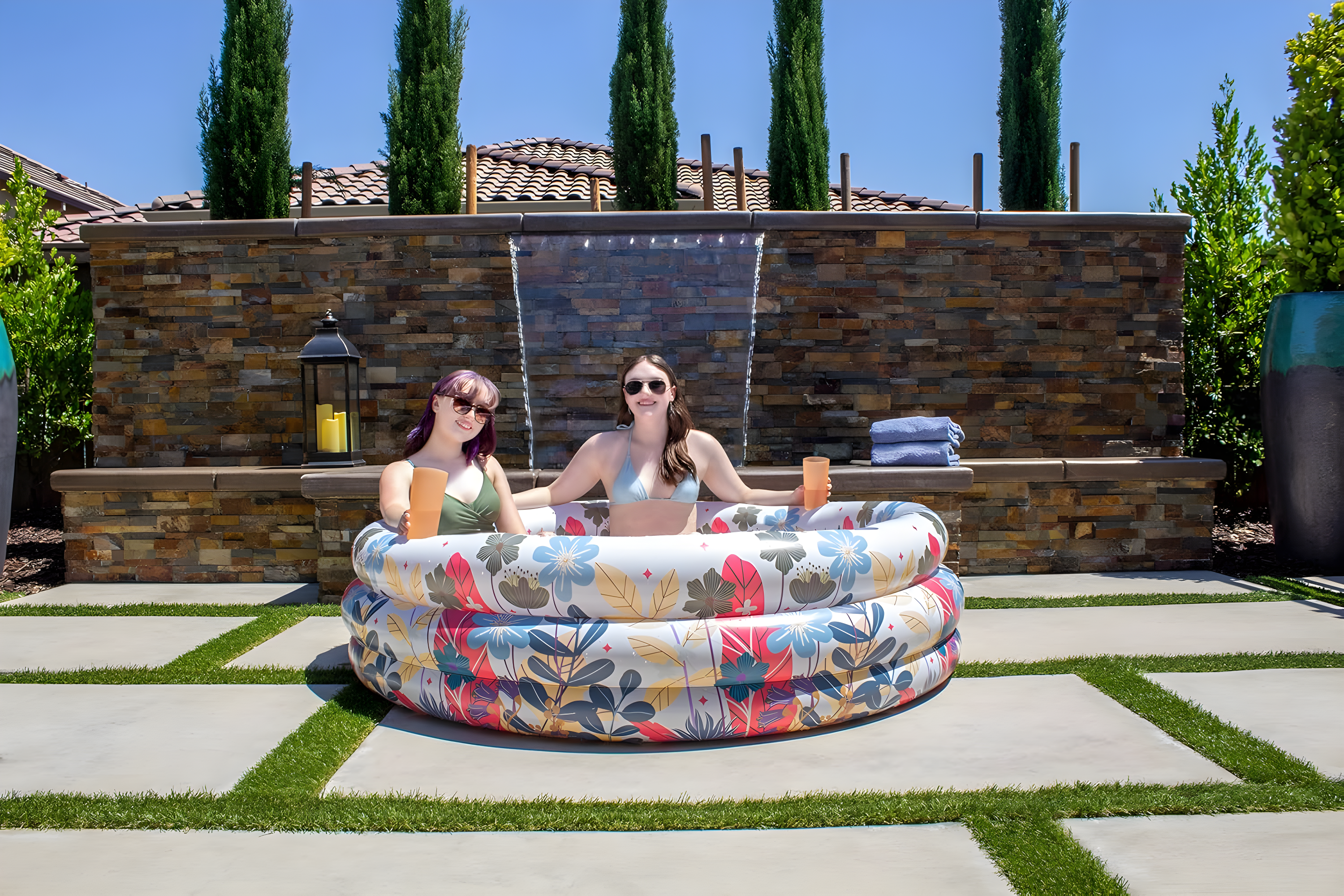 Poolmaster Summer Garden Inflatable Swimming Pool