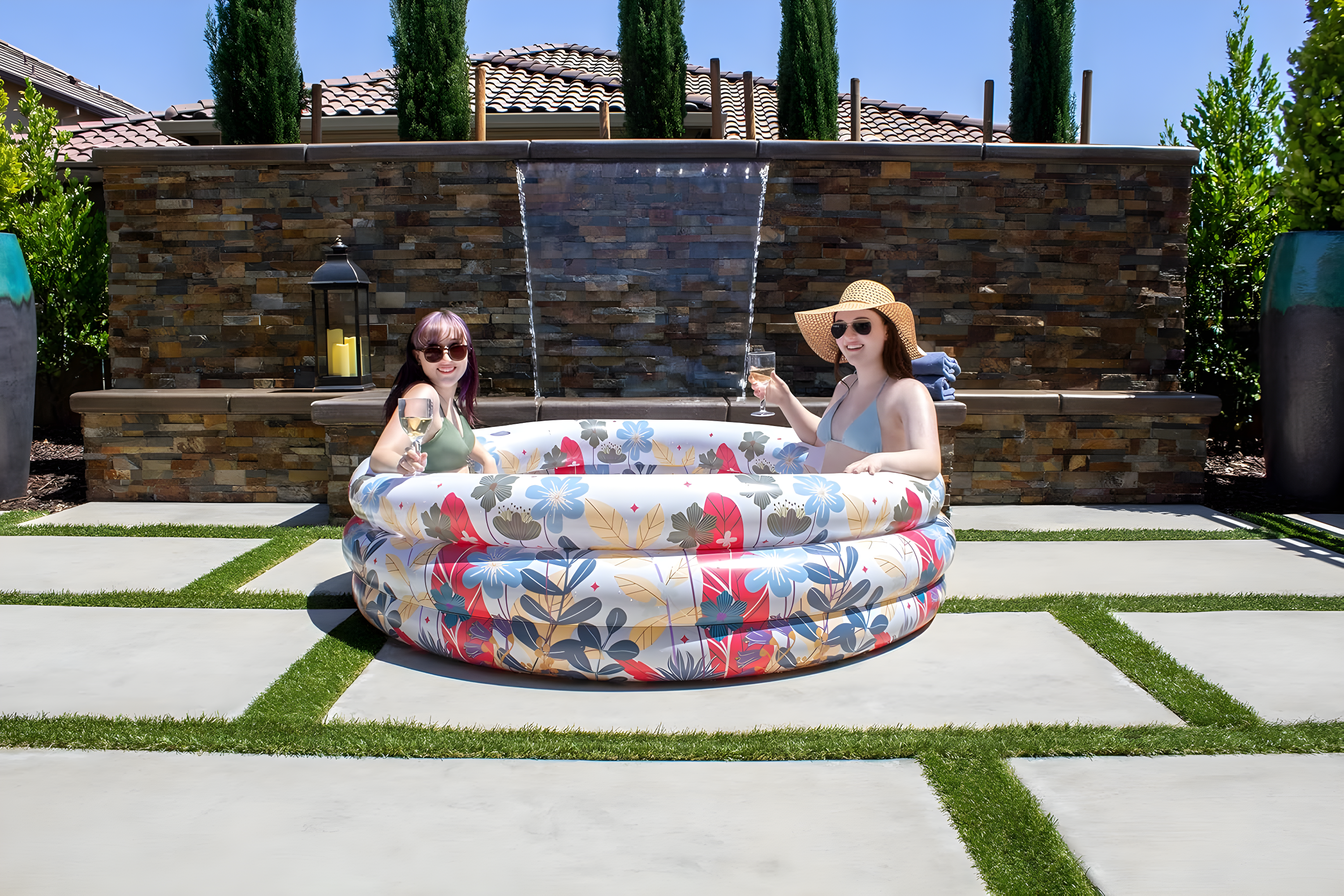 Poolmaster Summer Garden Inflatable Swimming Pool