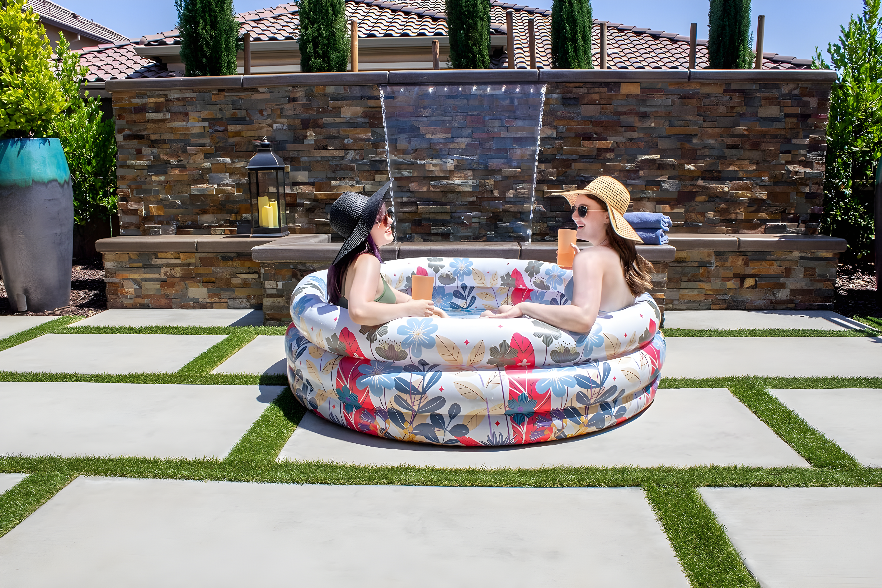 Poolmaster Summer Garden Inflatable Swimming Pool