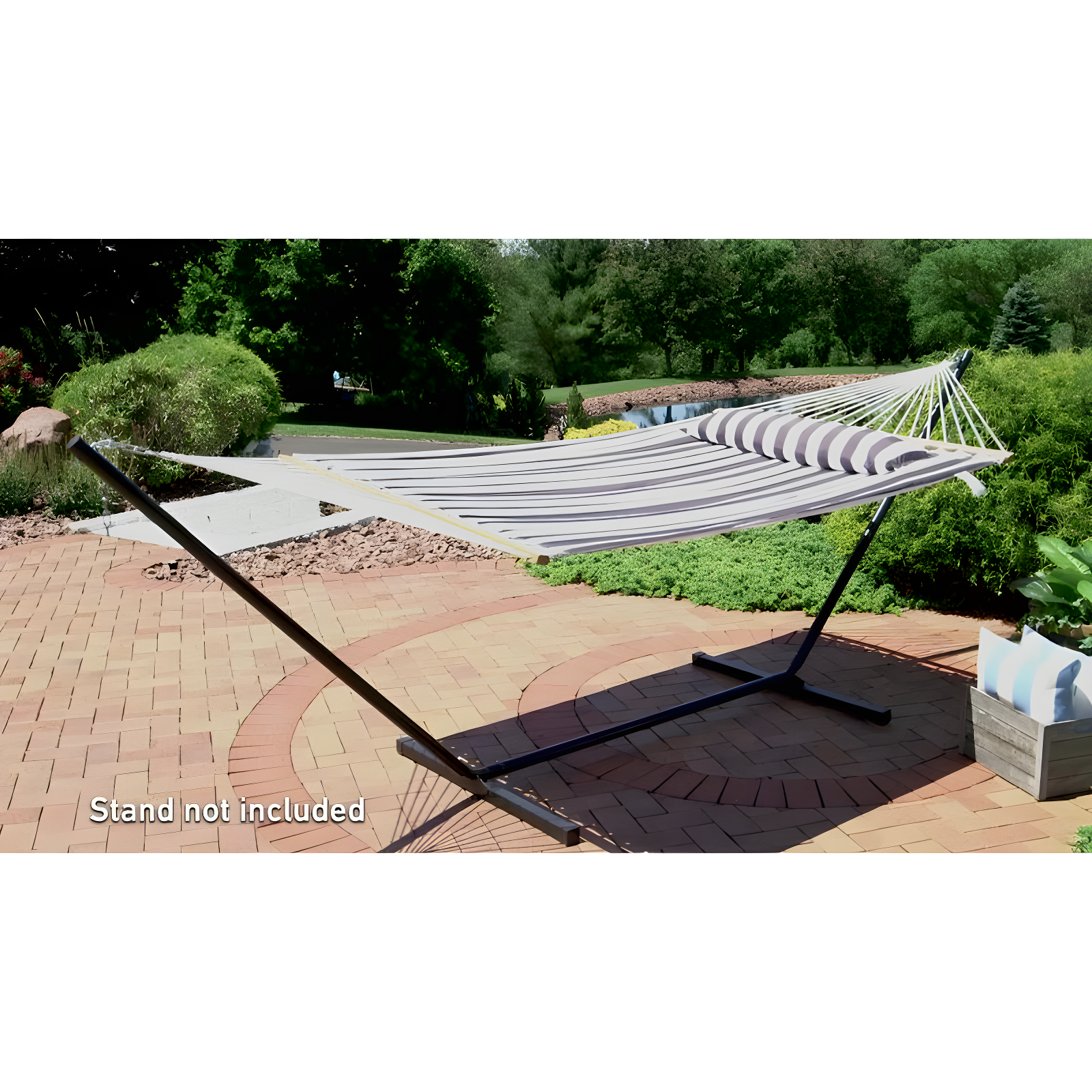 2-Person Quilted Polyester Spreader Bar Hammock
