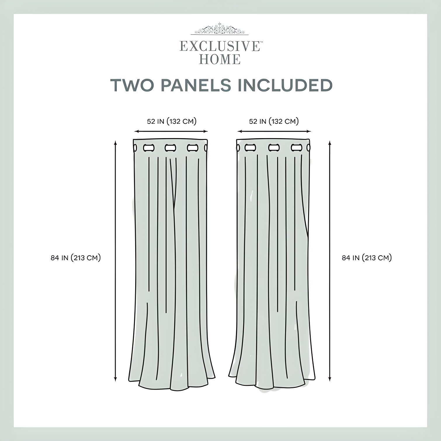 Nicole Miller Nicole Miller Turion Floral Room Darkening Blackout Grommet Top Curtain Panel Pair (Set of 2)