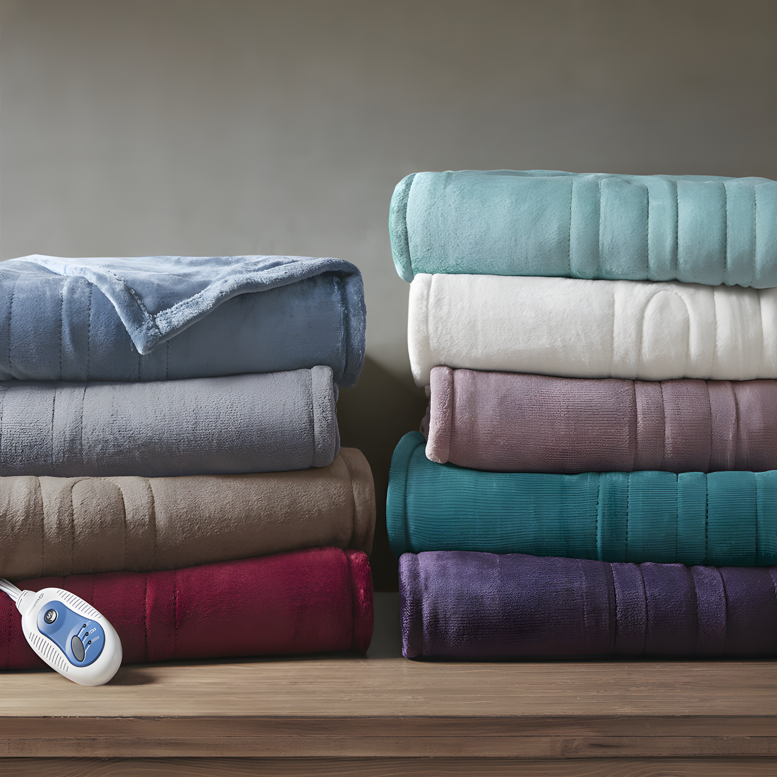 Beautyrest Heated Plush Oversized Throw