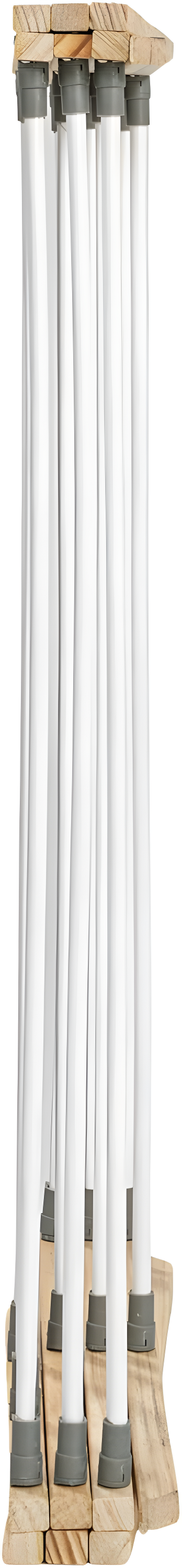 Household Essentials X-Frame Clothes Drying Rack, Natural