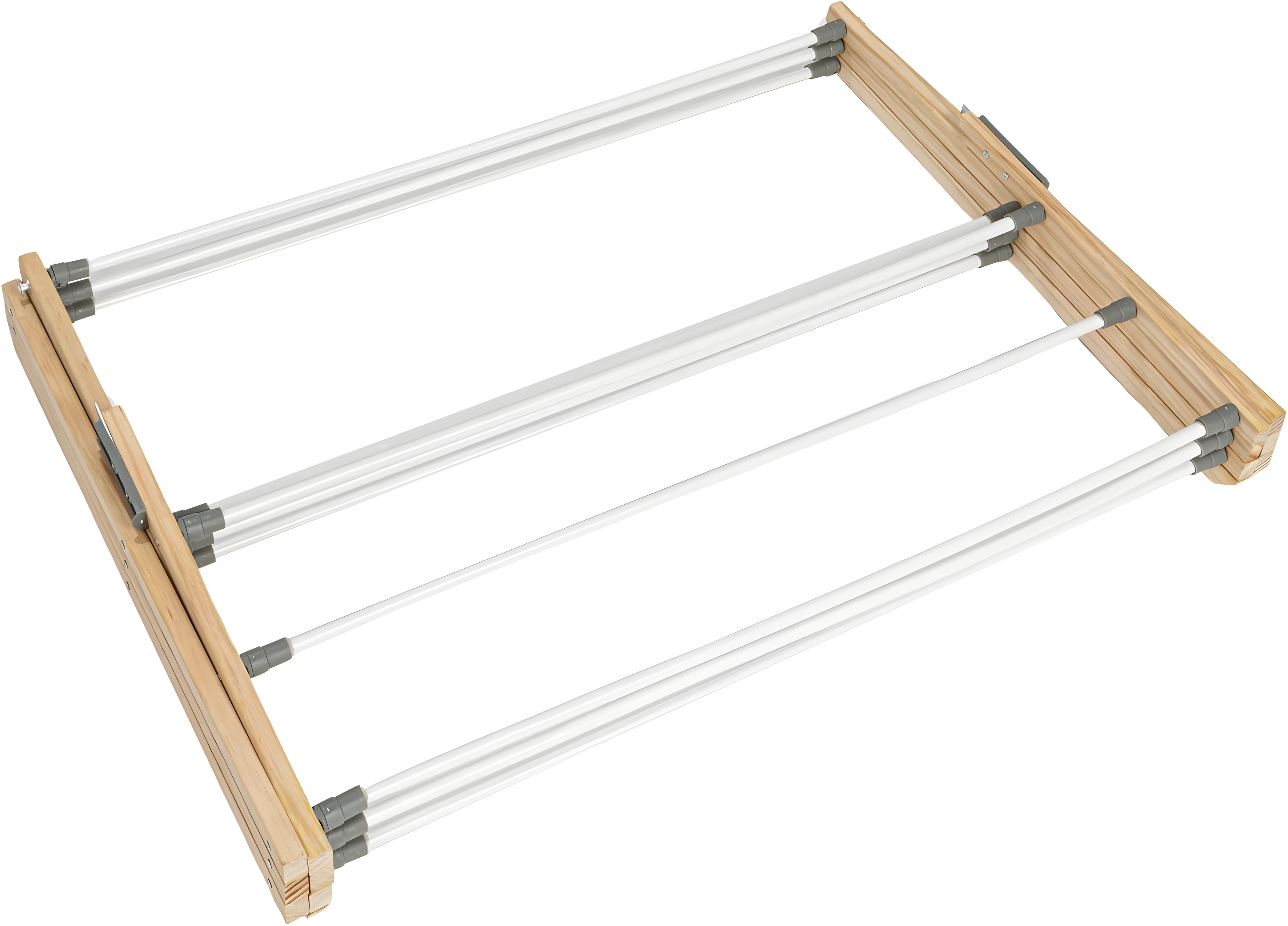 Household Essentials X-Frame Clothes Drying Rack, Natural