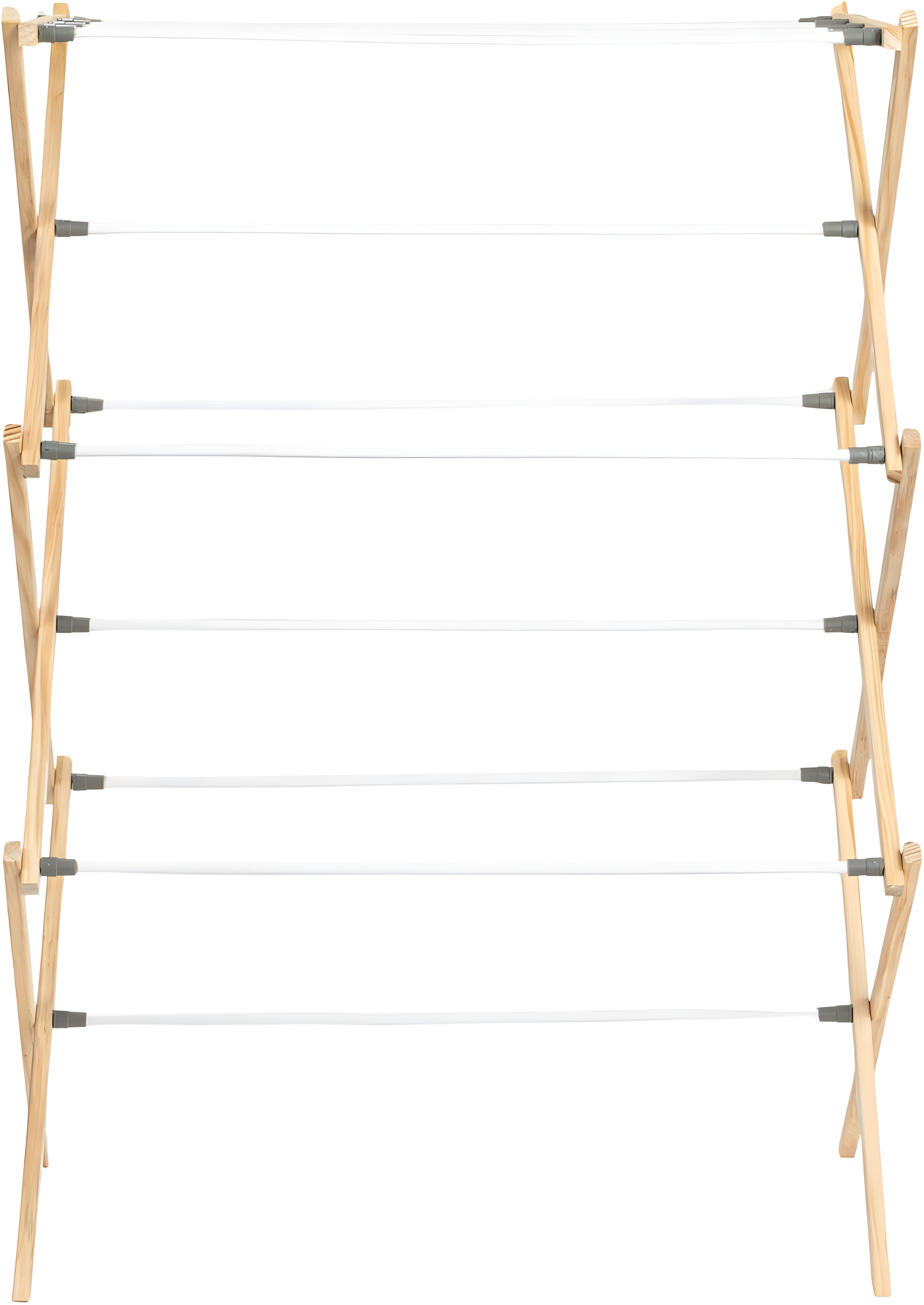 Household Essentials X-Frame Clothes Drying Rack, Natural