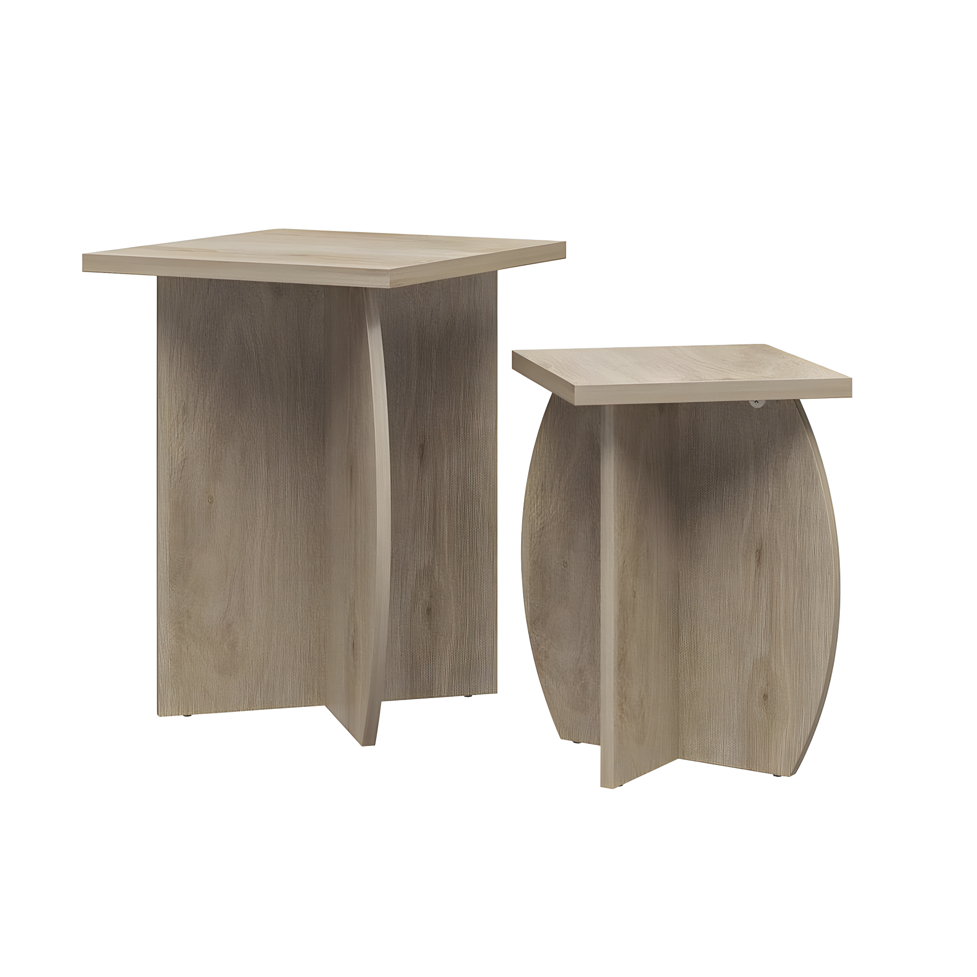 Novogratz Voler Pedestal Nesting Tables