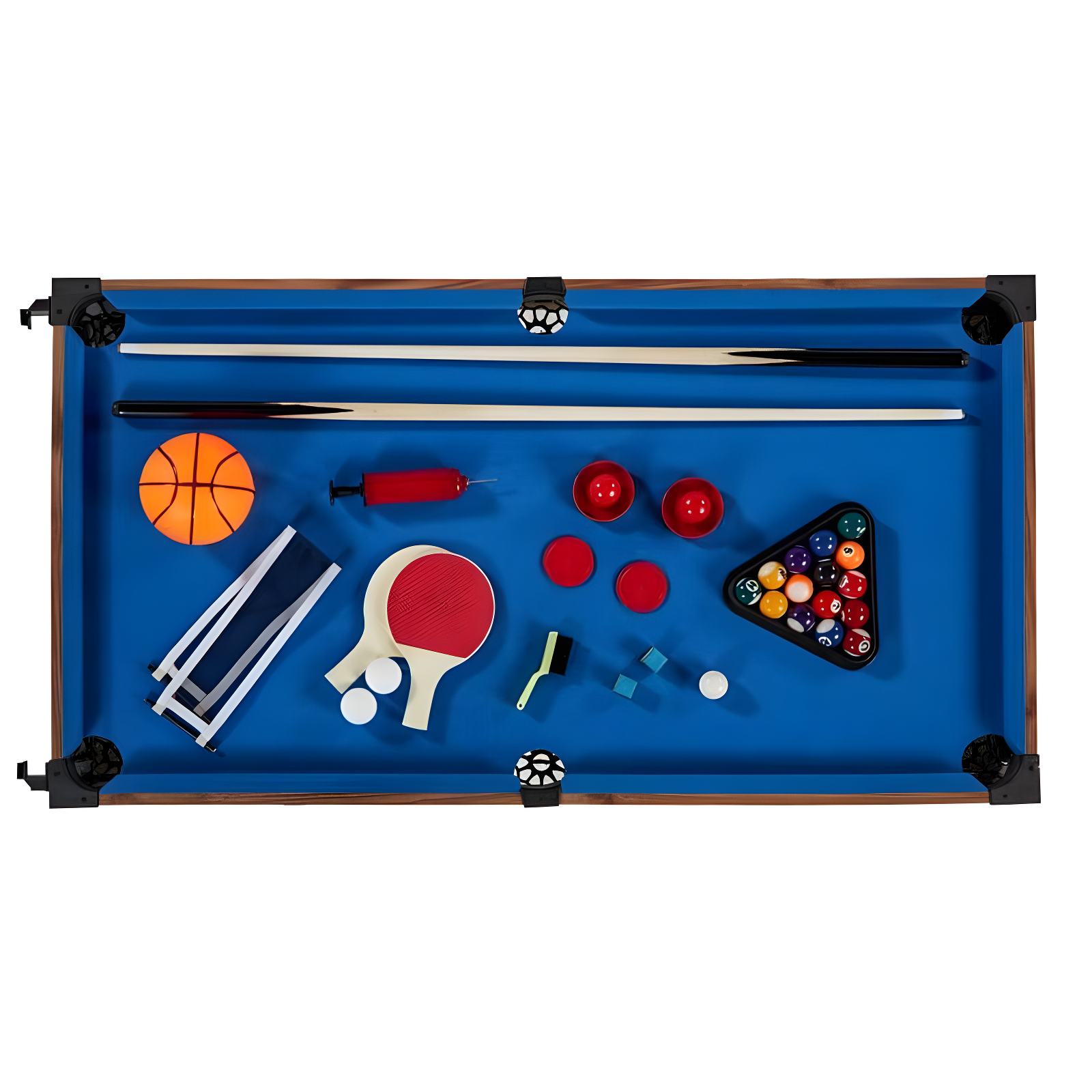 MD Sports 5 Game 48.5" Multi Game Table