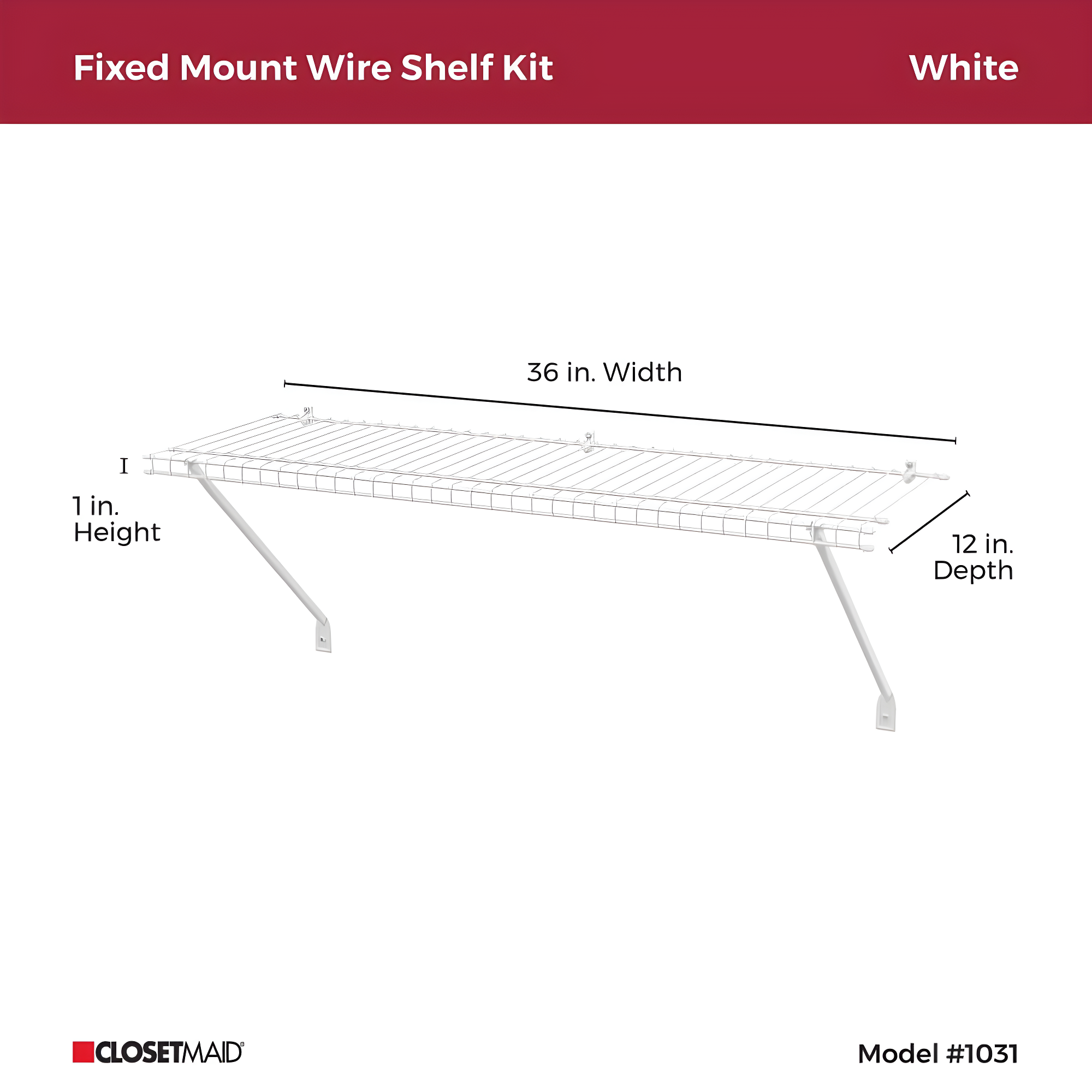 ClosetMaid Wire Shelf Kit