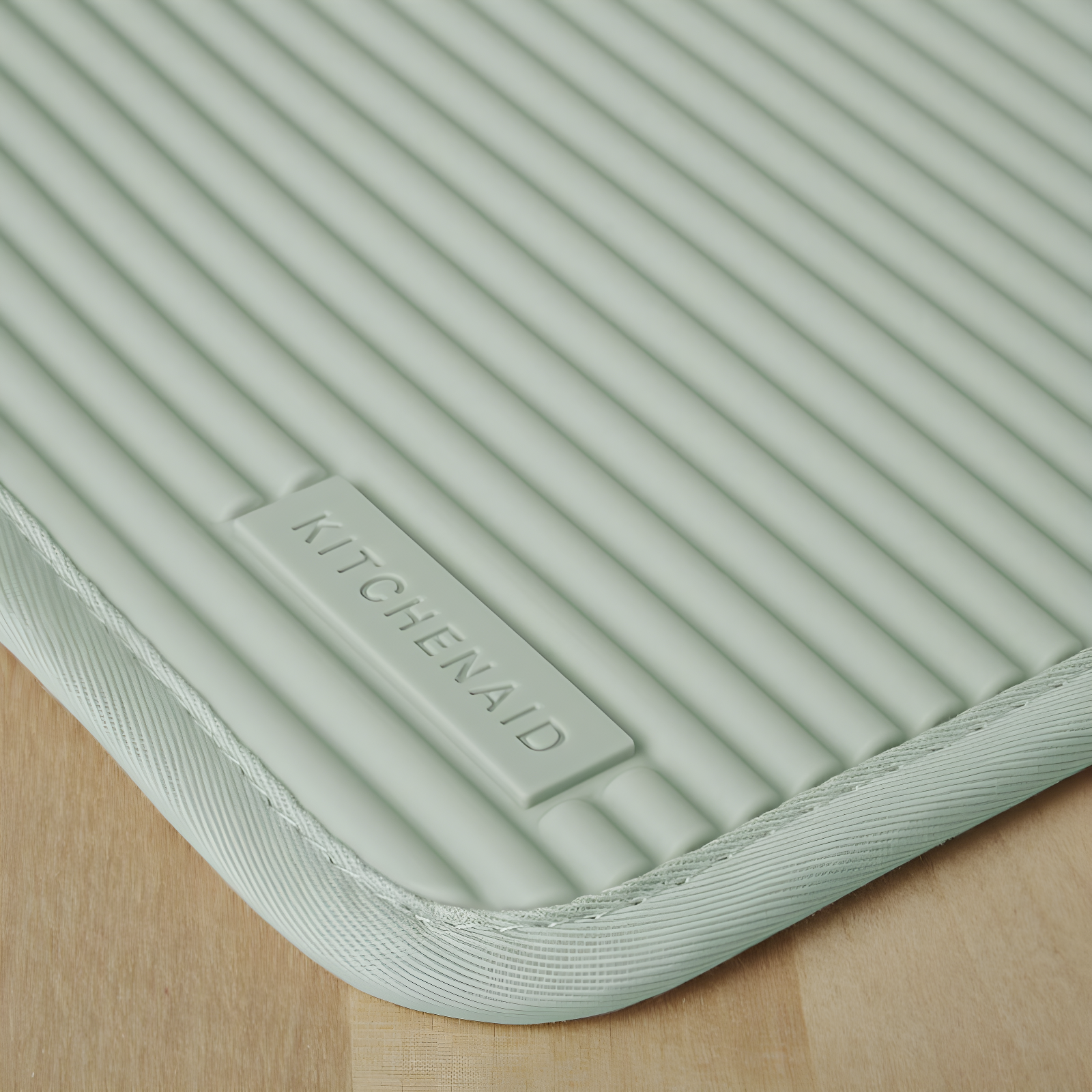 KitchenAid Pistachio Ribbed Soft Silicone Pot Holders, Set of 2