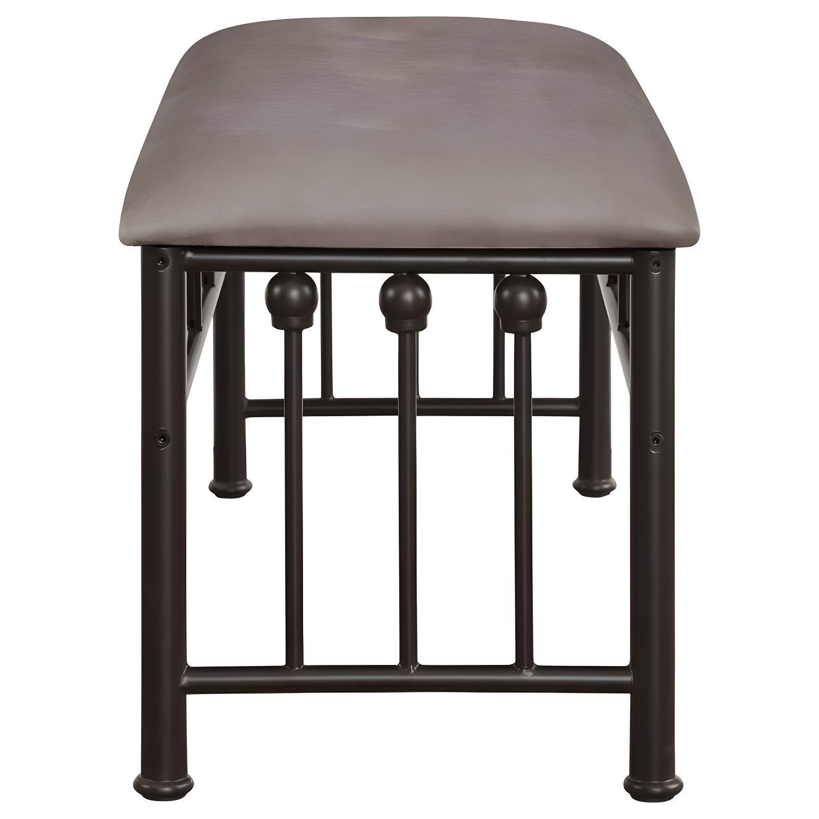 Coaster Livingston Traditional Upholstered Bench Brown/Dark Bronze
