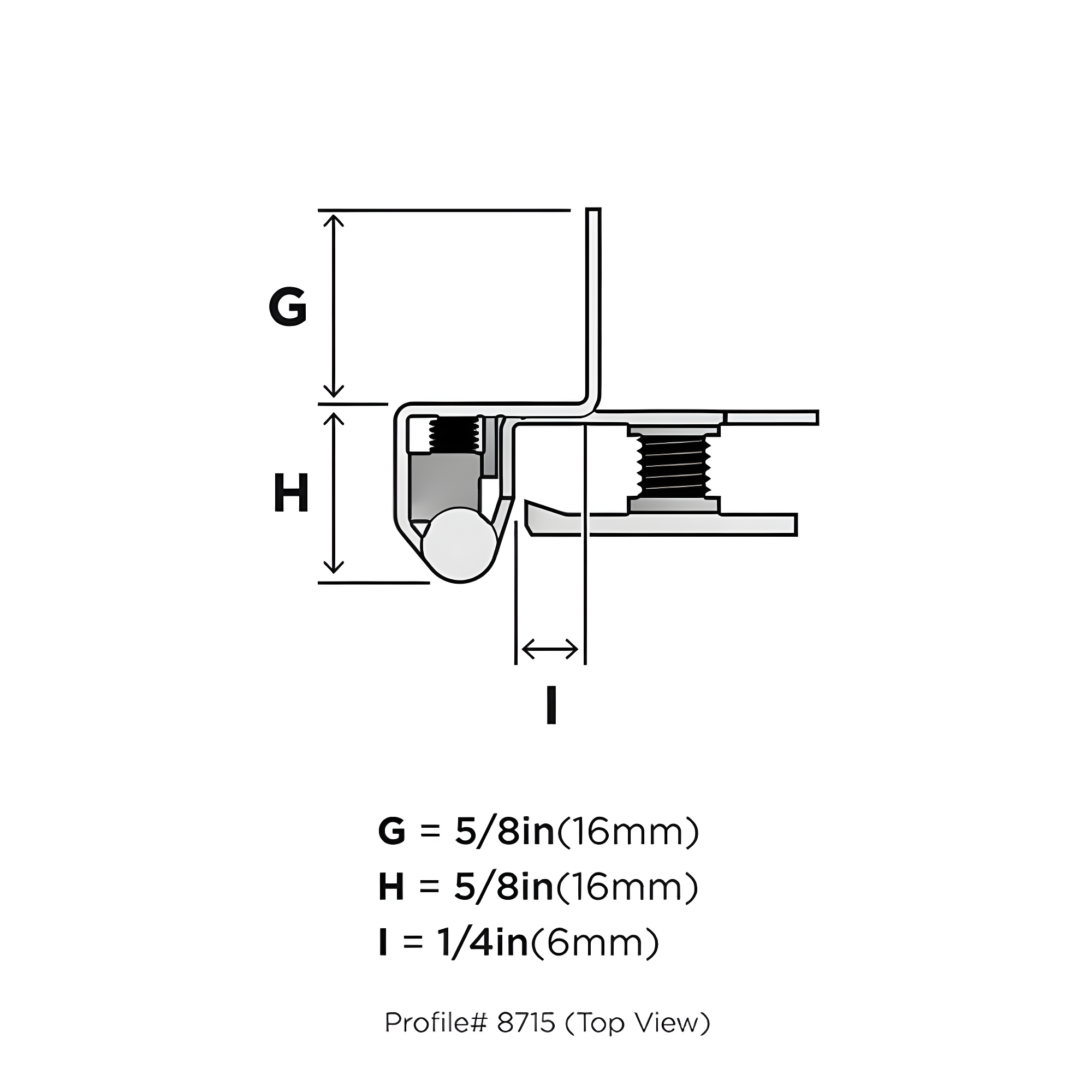 2" Wrap Hinge