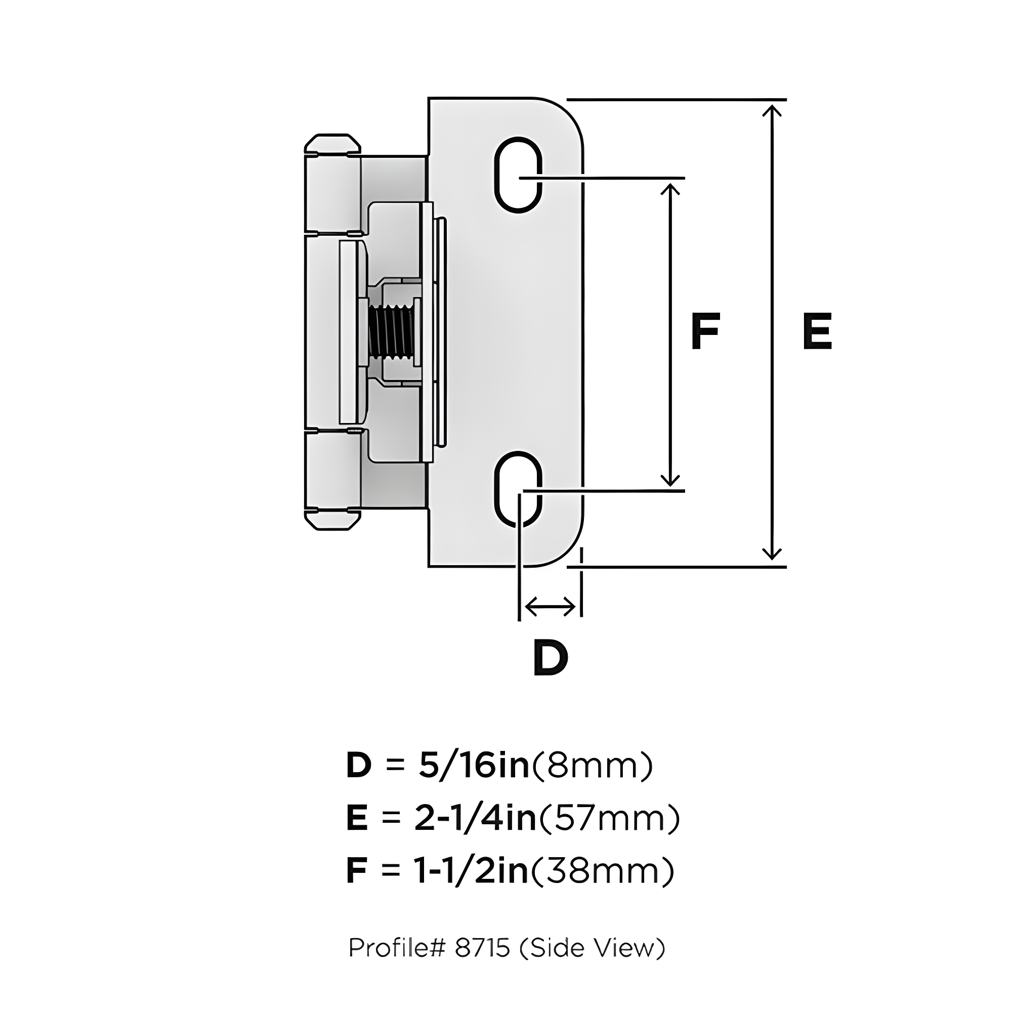 2" Wrap Hinge