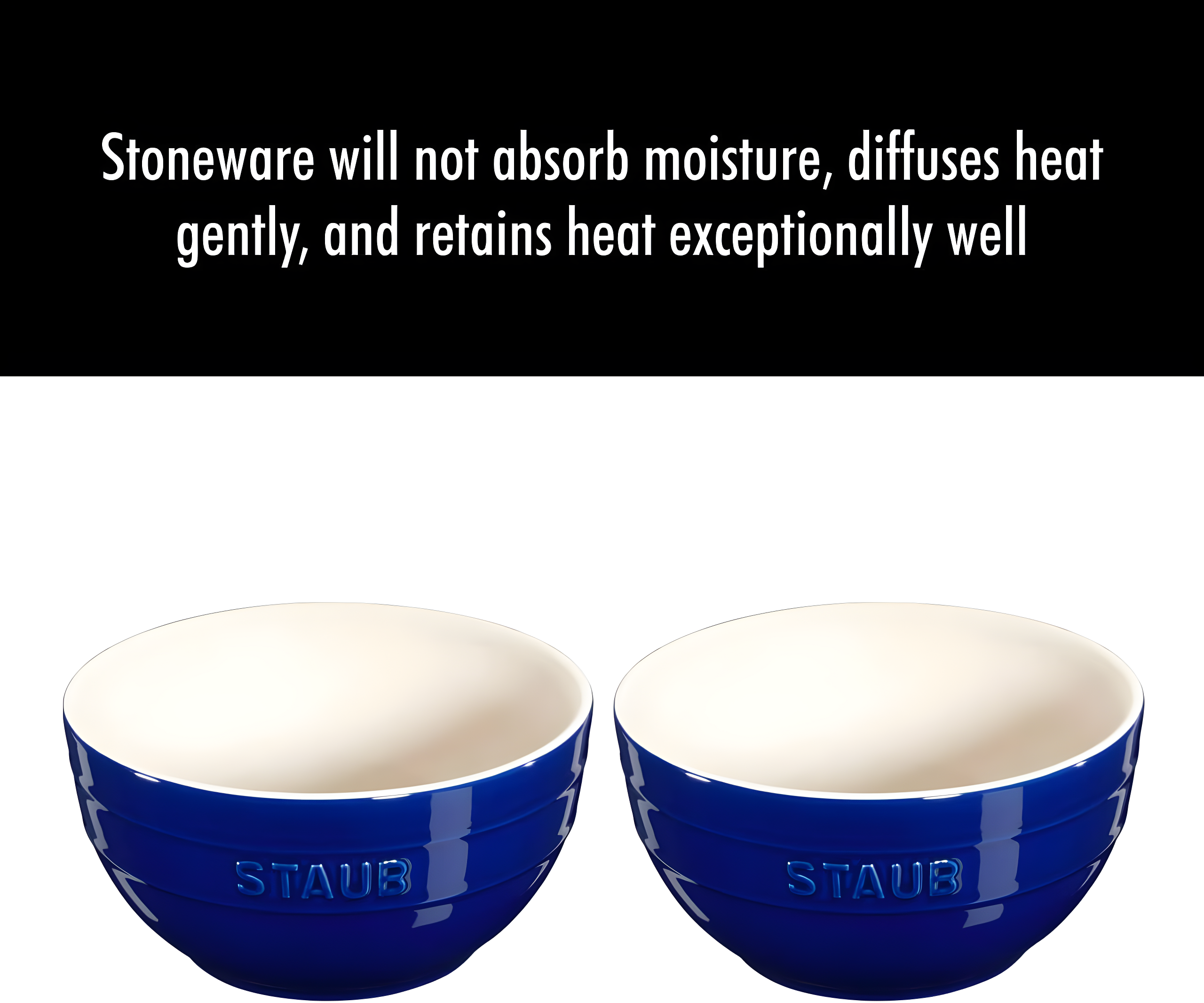 Staub Ceramic 2-pc Large Universal Bowl Set