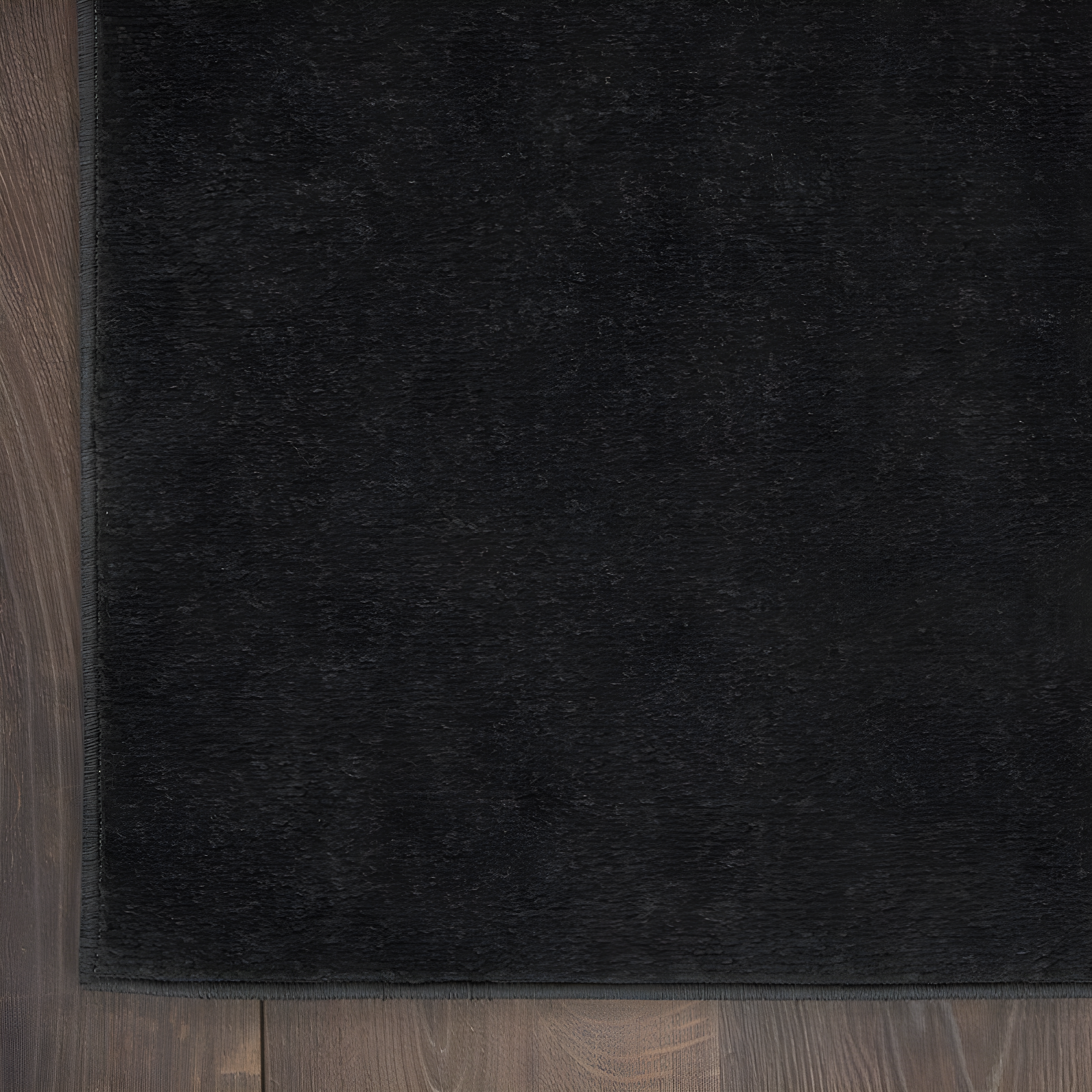 Nourison Essentials Easy Care Indoor Outdoor Area Rug - Black 6' x 9'