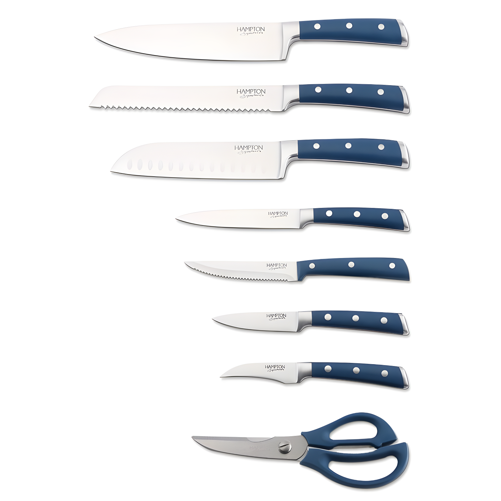 Hampton Signature Hampton Signature Stellar - 14 Piece Knife Block Set, Forged, Full Tang, Triple Rivets