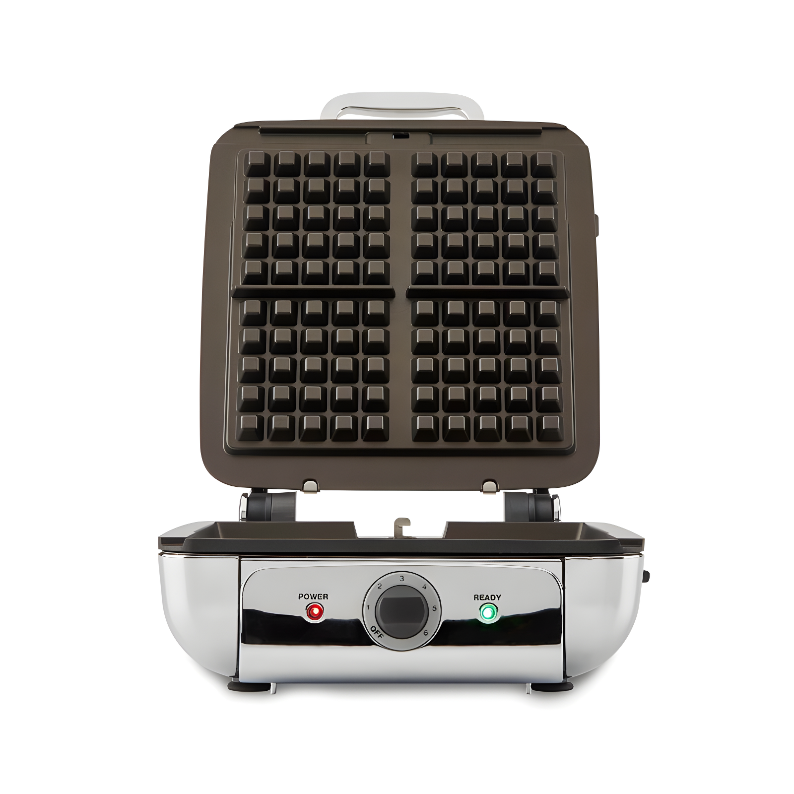 All-Clad ® 4-Slice Stainless Steel Waffle Maker with Removable Plates