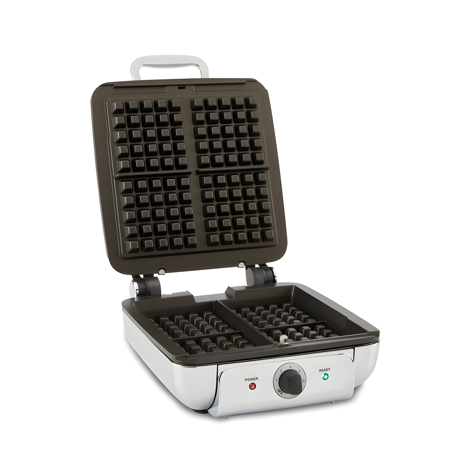 All-Clad ® 4-Slice Stainless Steel Waffle Maker with Removable Plates