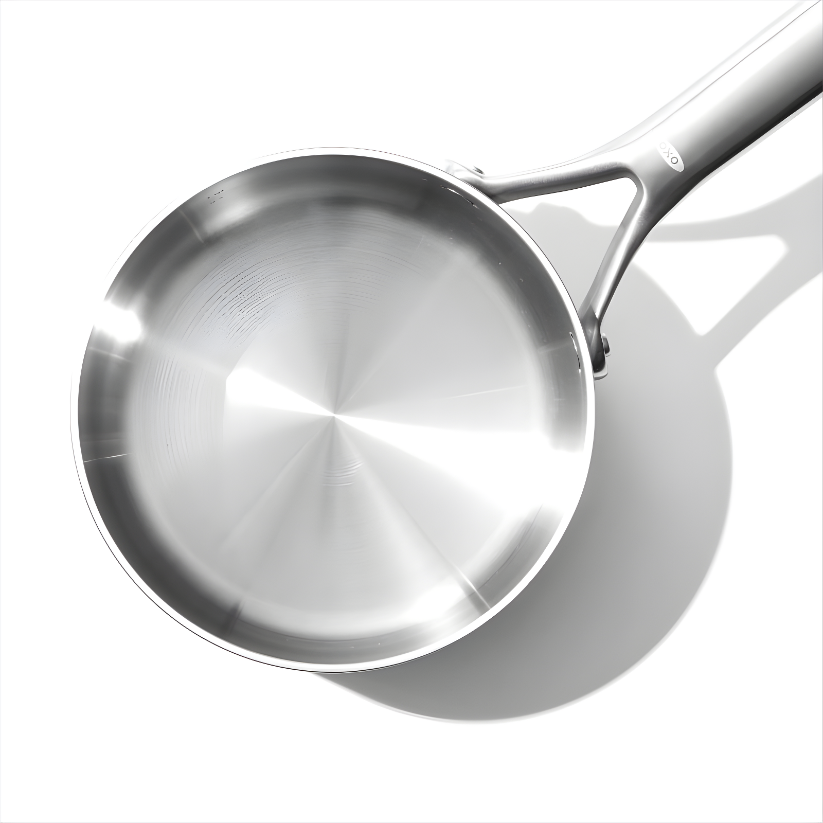 OXO Mira 3-Ply Stainless Steel Saucepan Set, 1.6 Qt And 3.25 Qt