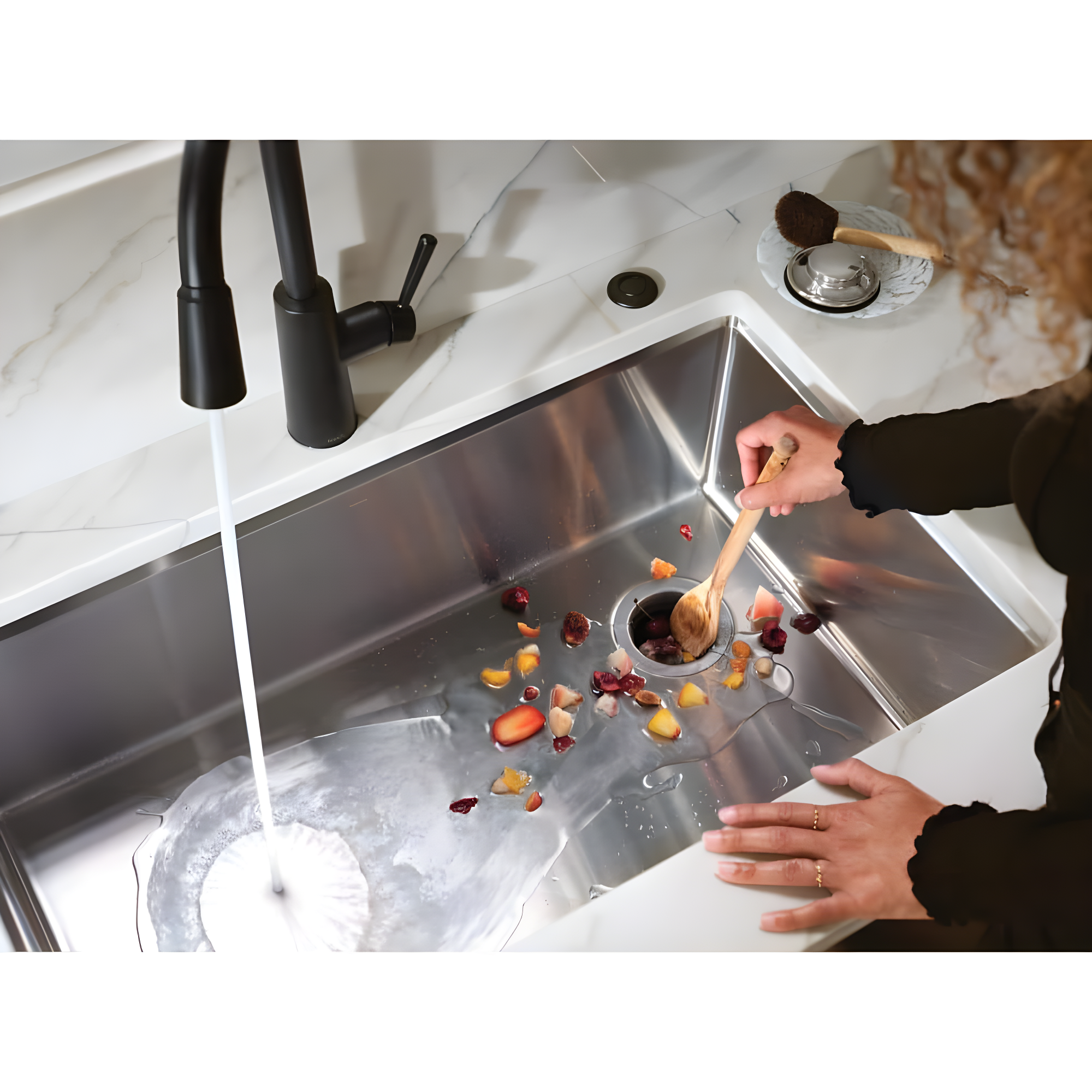 Chef Series EX100C 1HP Garbage Disposal with 360 Clean Rinse