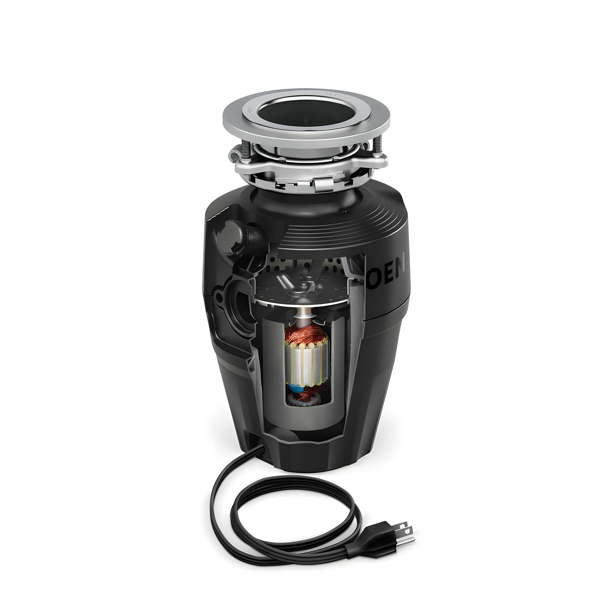 Chef Series EX100C 1HP Garbage Disposal with 360 Clean Rinse