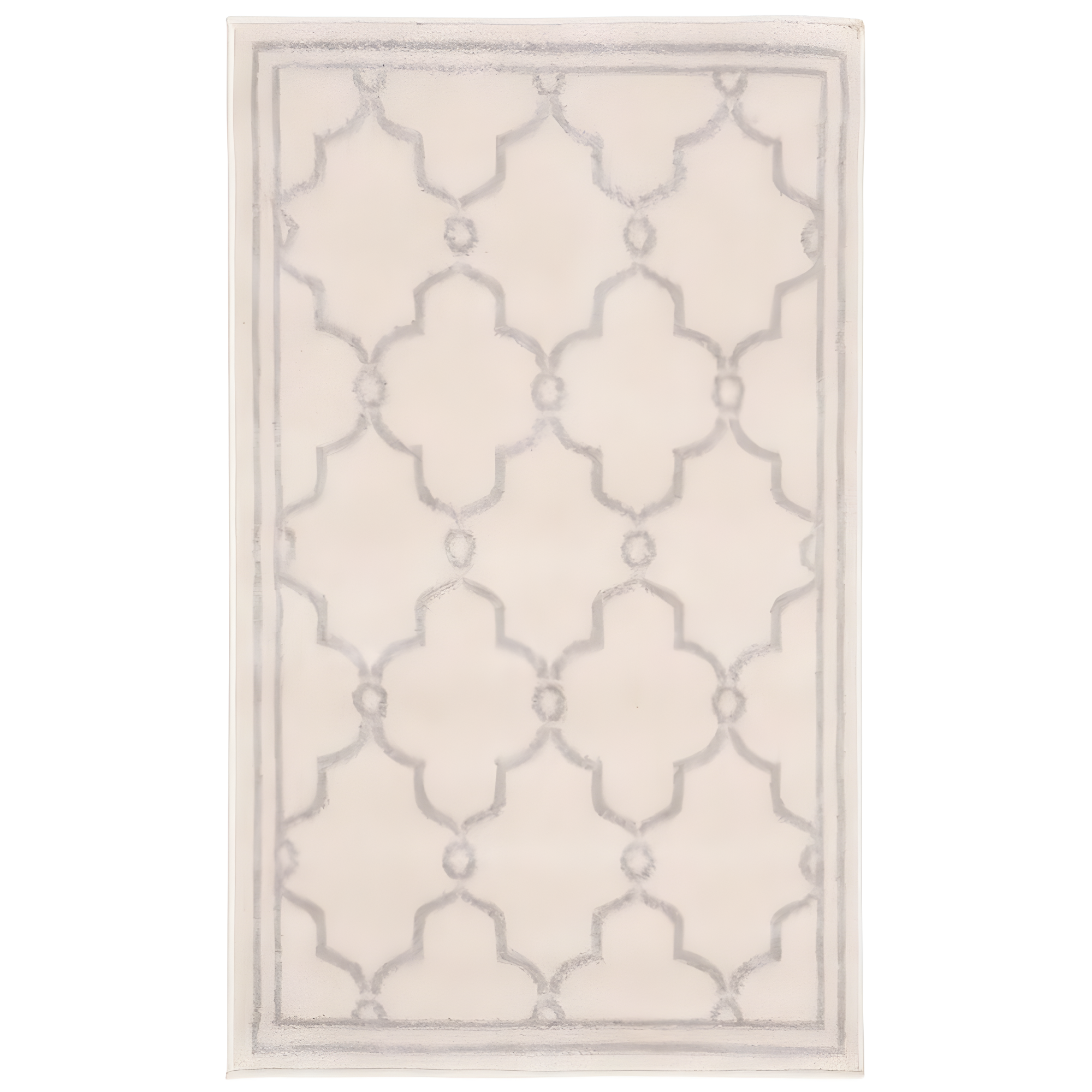 Amherst AMT414 Power Loomed Indoor Accent Rug - Ivory/Light Grey - 3'x5' - Safavieh