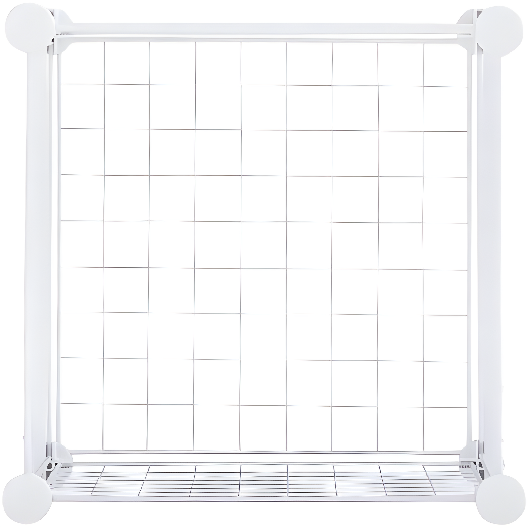 Rubbermaid 3-Piece Stackable Modular Storage Cube Set, Closet Organizer, White