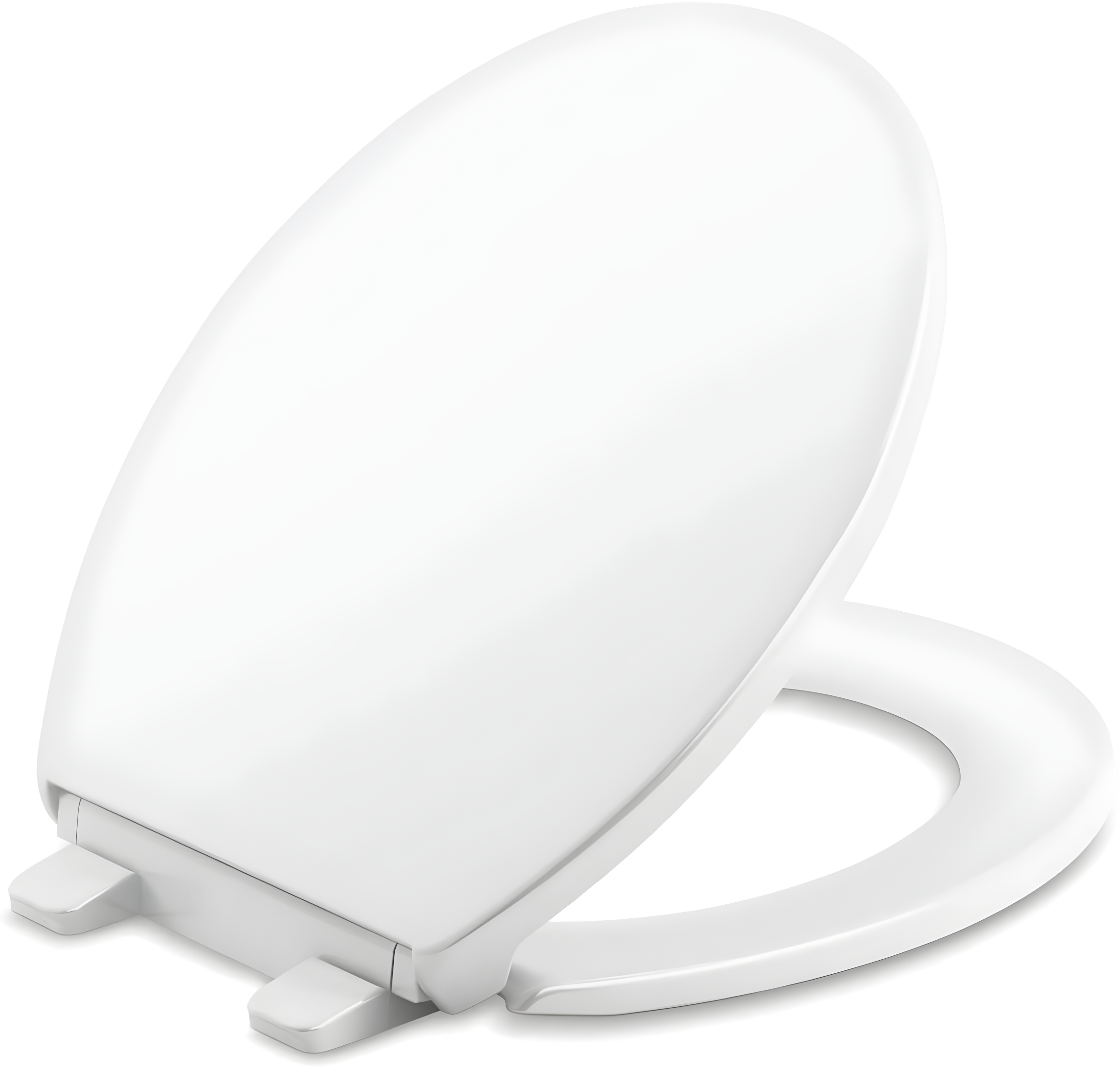 Kohler Brevia Quiet-Close Toilet Seat with Grip-Tight Bumpers and Quick-Attach Hardware