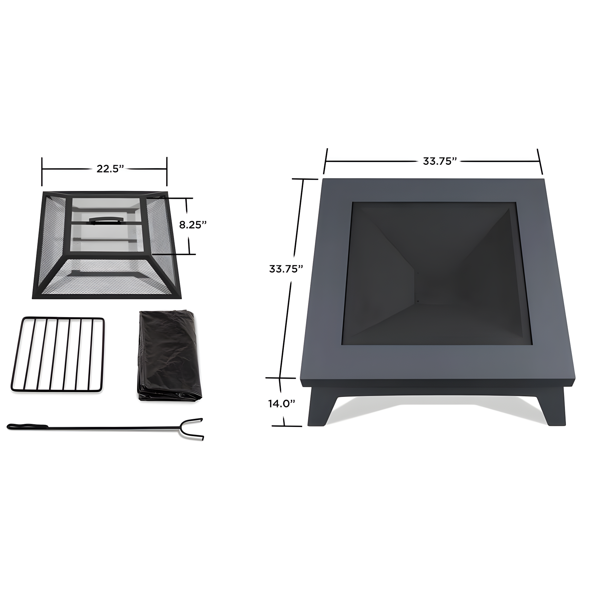 Real Flame Breton Wood Burning Fire Pit by Real Flame